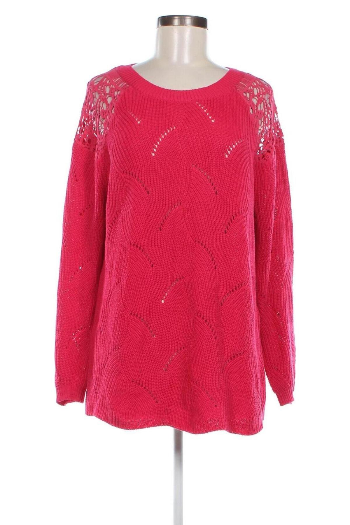Γυναικείο πουλόβερ, Μέγεθος XL, Χρώμα Ρόζ , Τιμή 6,28 €