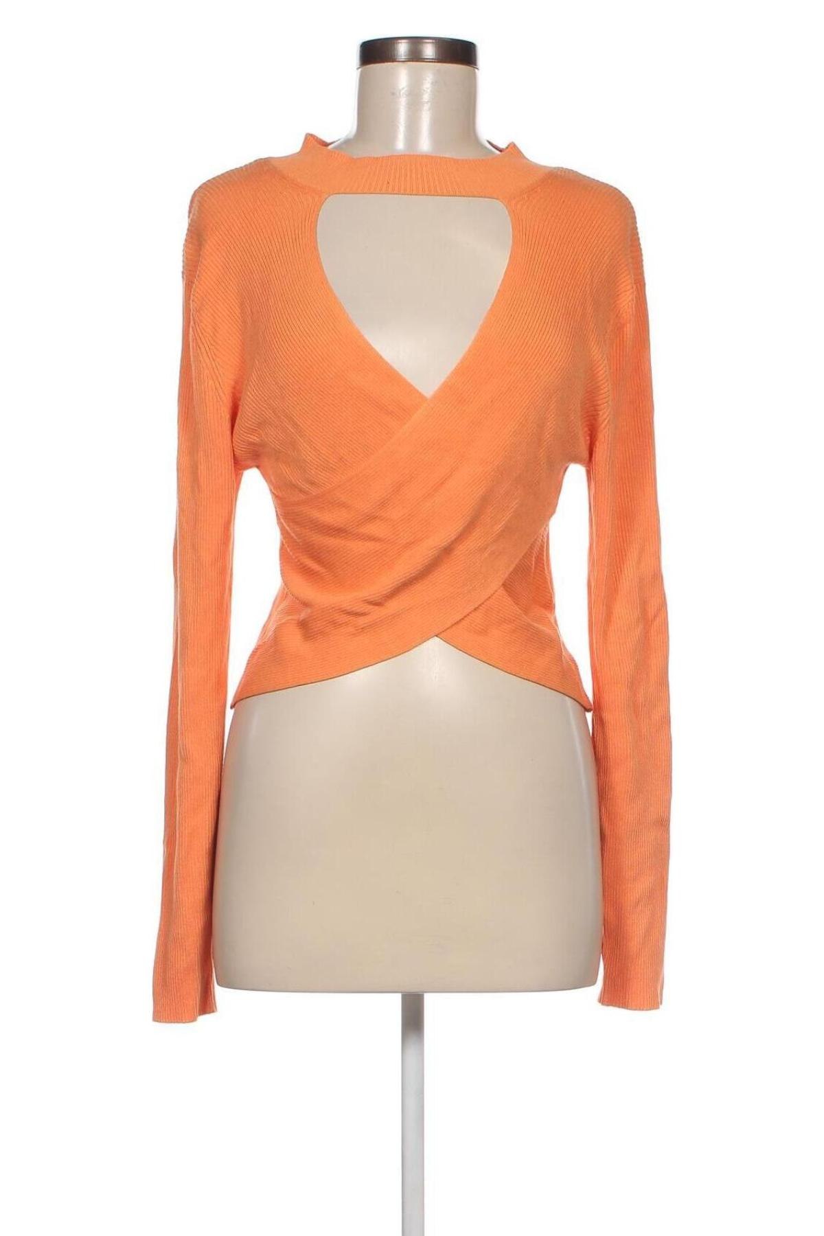 Γυναικείο πουλόβερ Amisu, Μέγεθος XL, Χρώμα Πορτοκαλί, Τιμή 3,77 €