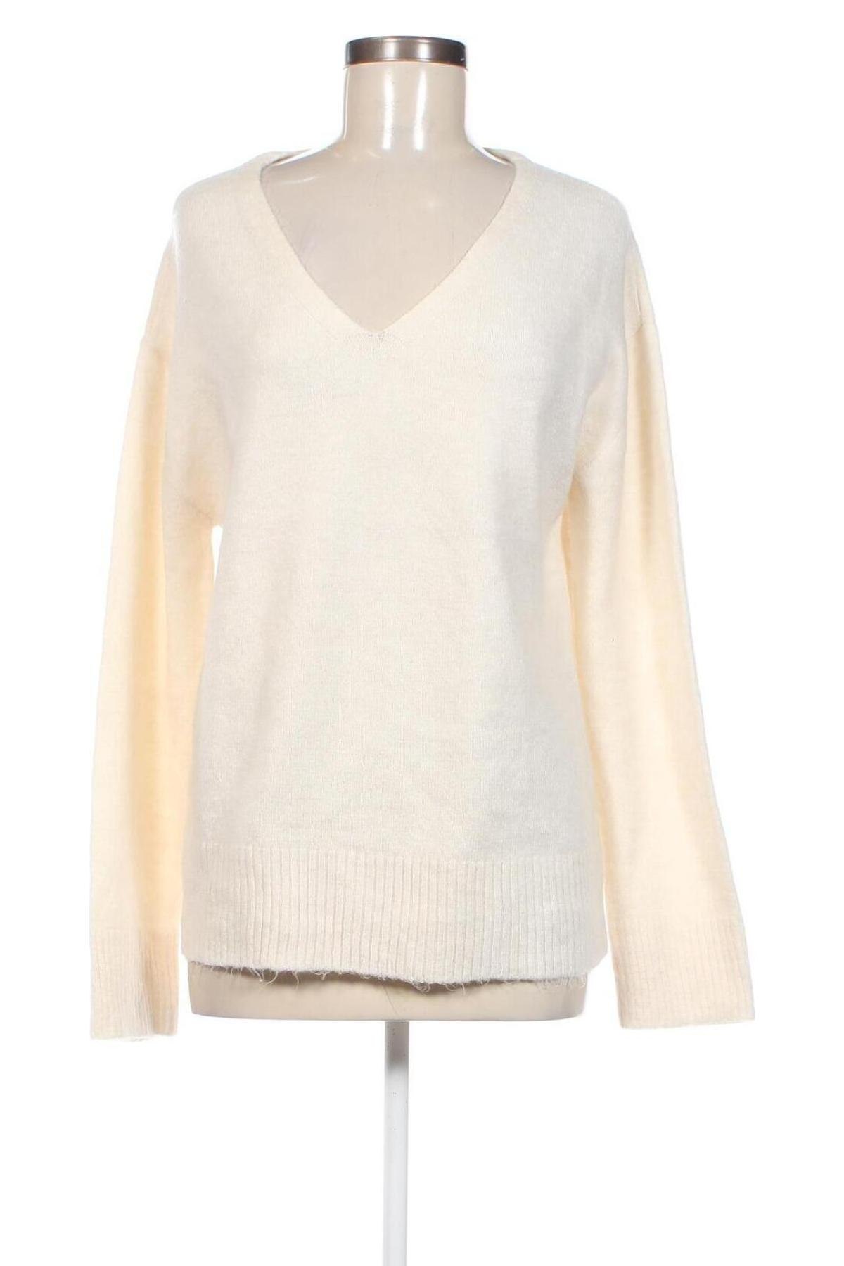 Дамски пуловер Amisu, Размер XL, Цвят Екрю, Цена 10,15 лв.