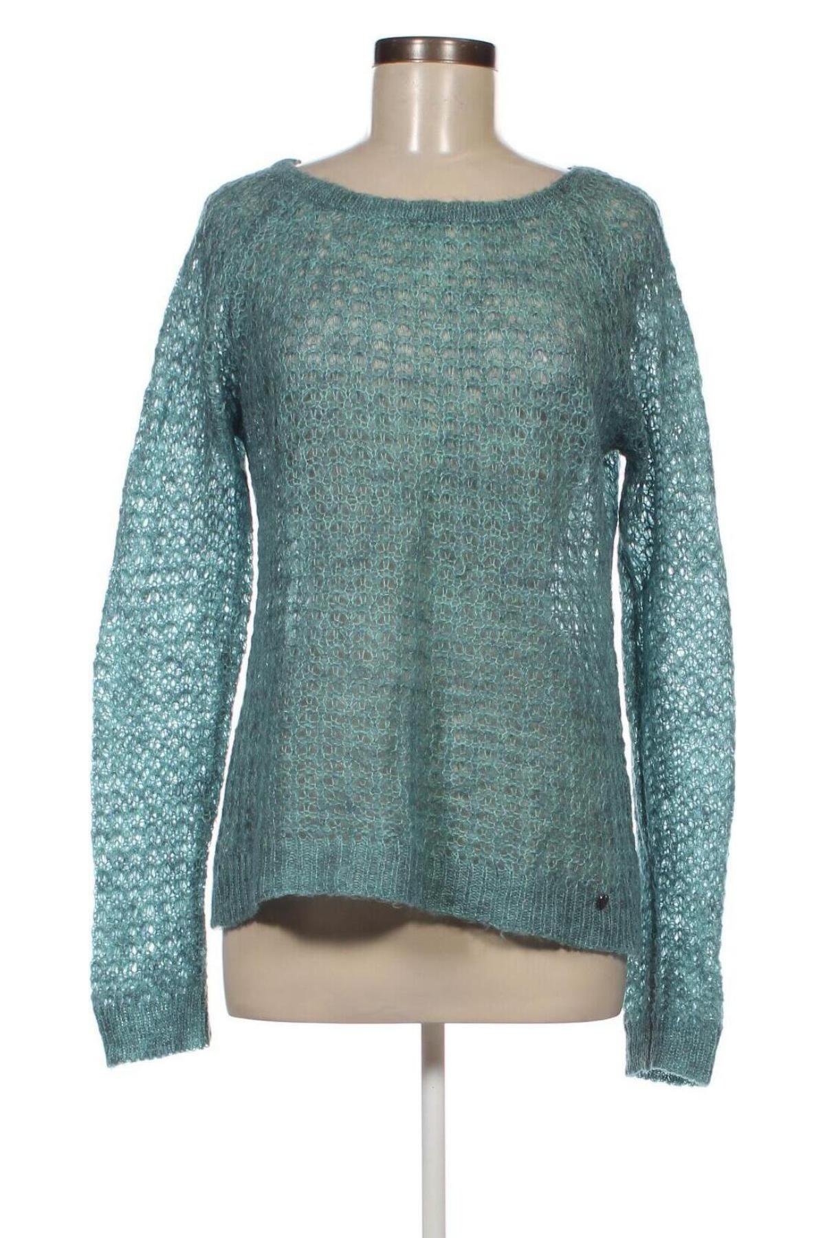 Дамски пуловер Bershka, Размер L, Цвят Син, Цена 8,70 лв.