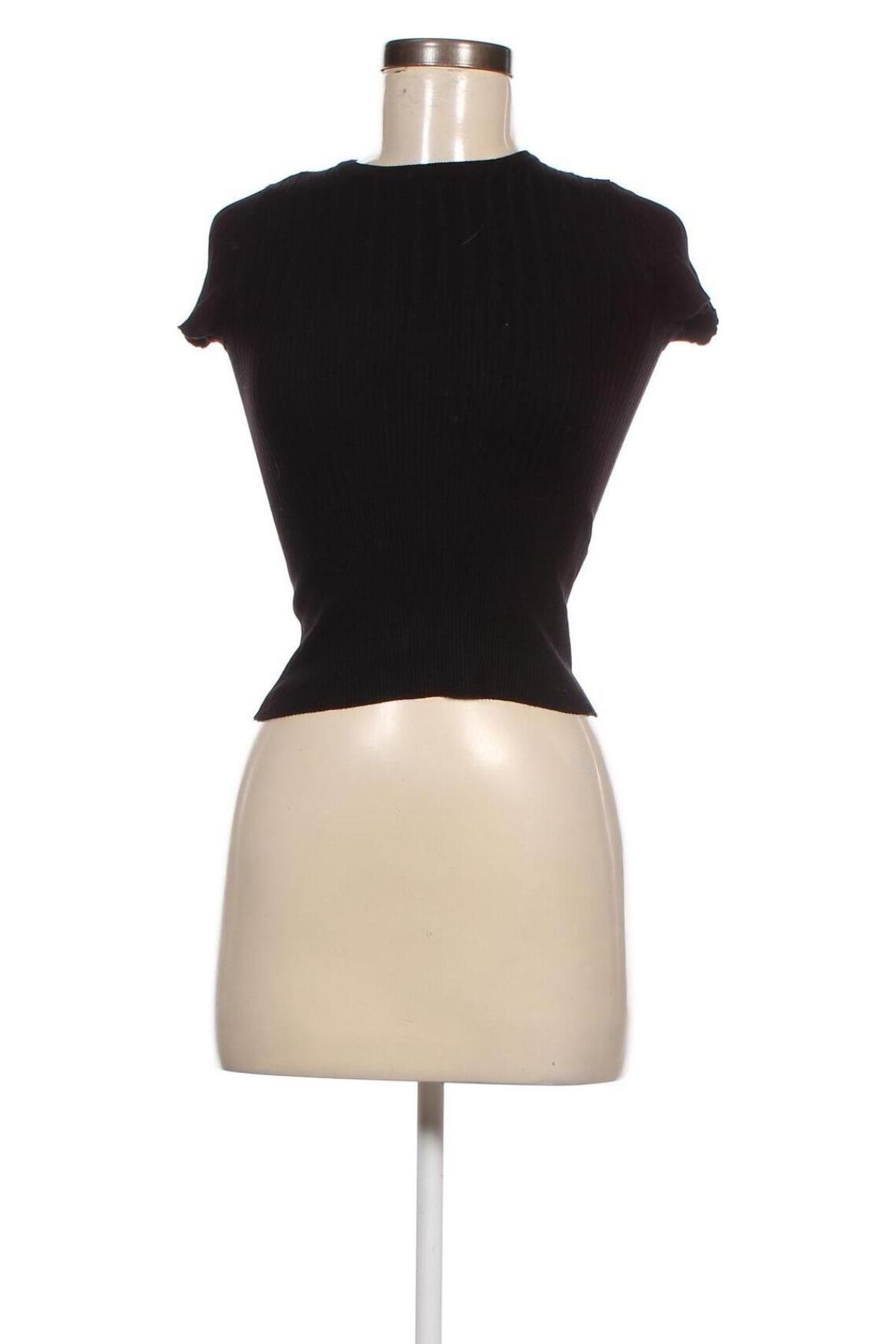 Pulover de femei Bershka, Mărime XS, Culoare Negru, Preț 45,40 Lei
