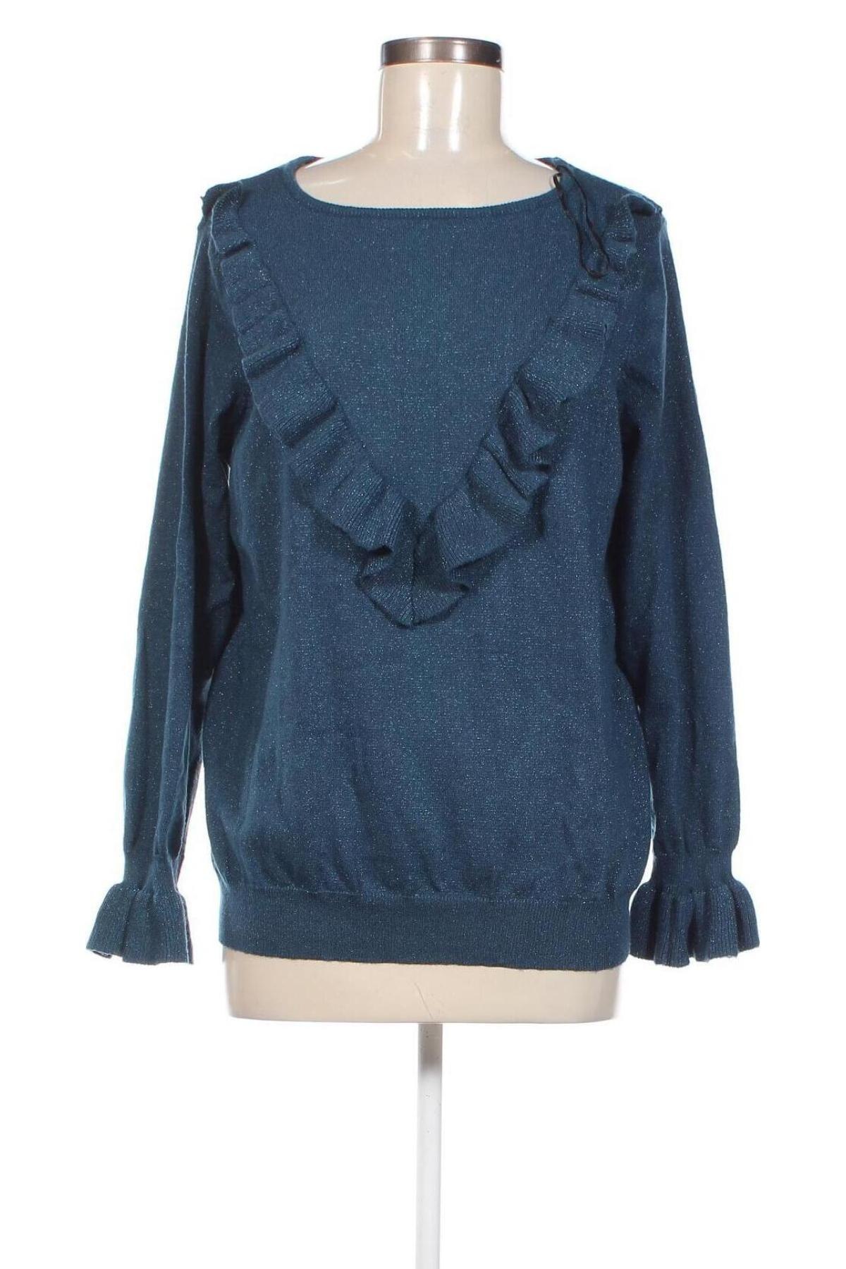 Дамски пуловер Body Flirt, Размер M, Цвят Син, Цена 5,22 лв.
