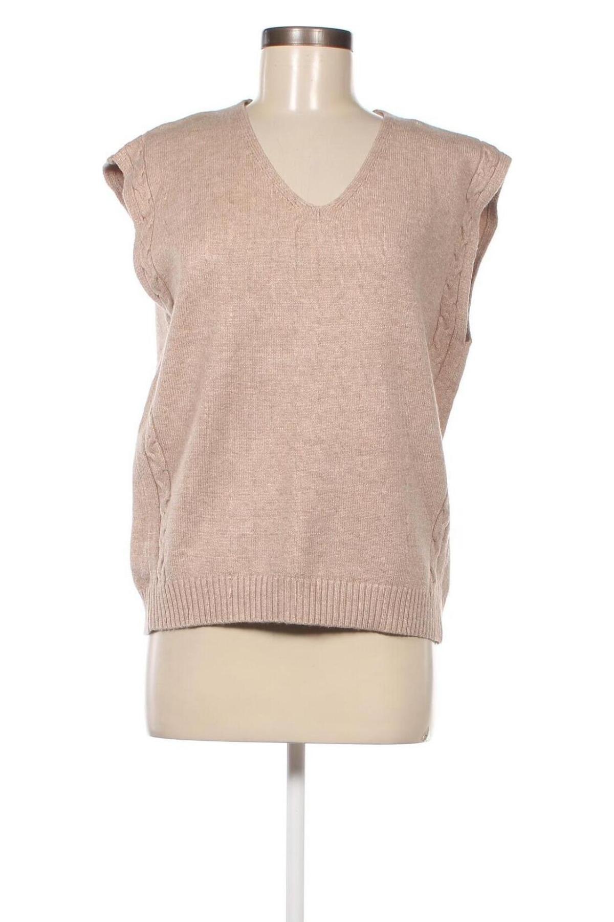 Γυναικείο πουλόβερ Cappuccini, Μέγεθος XL, Χρώμα  Μπέζ, Τιμή 4,84 €