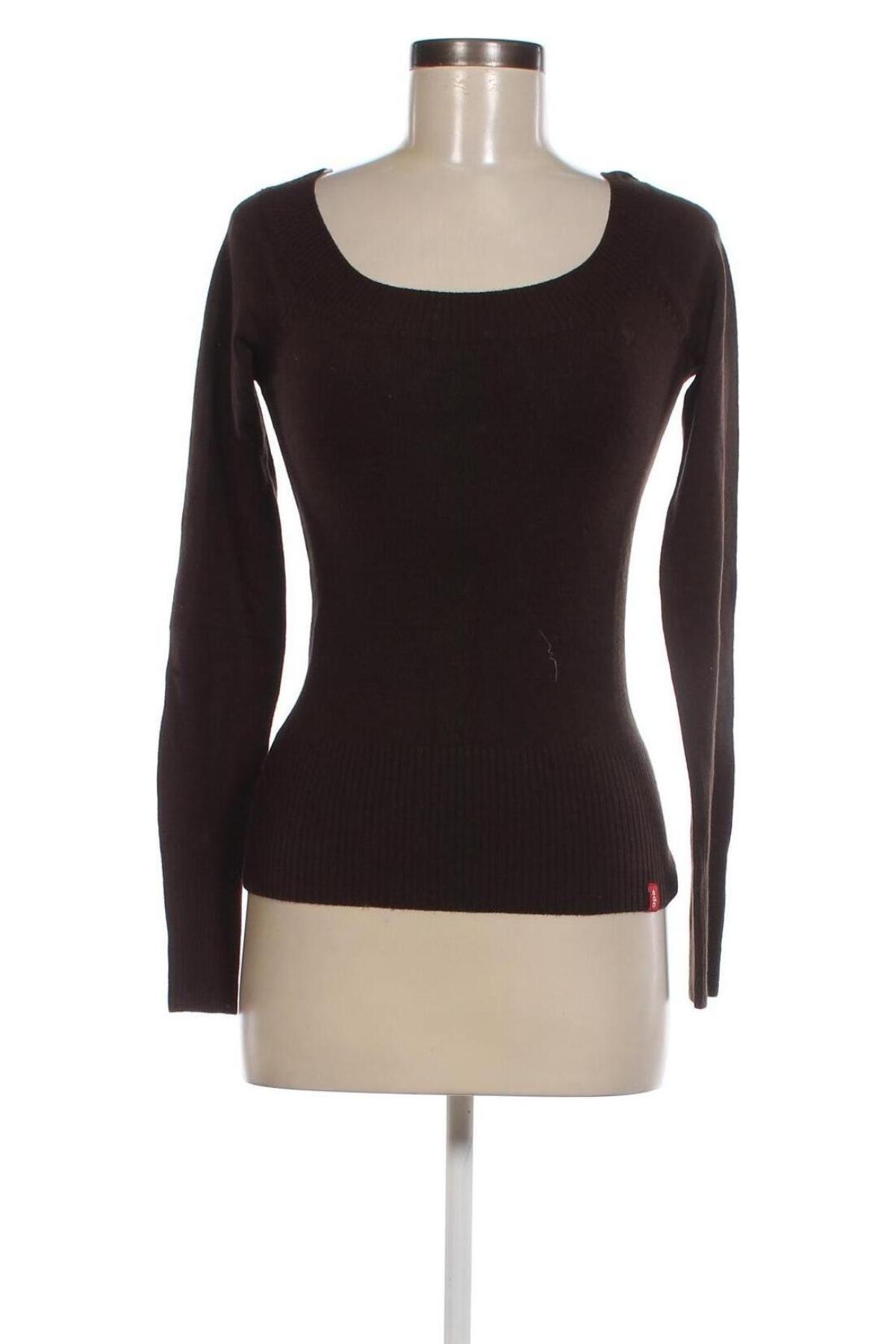 Дамски пуловер Edc By Esprit, Размер XS, Цвят Кафяв, Цена 8,41 лв.