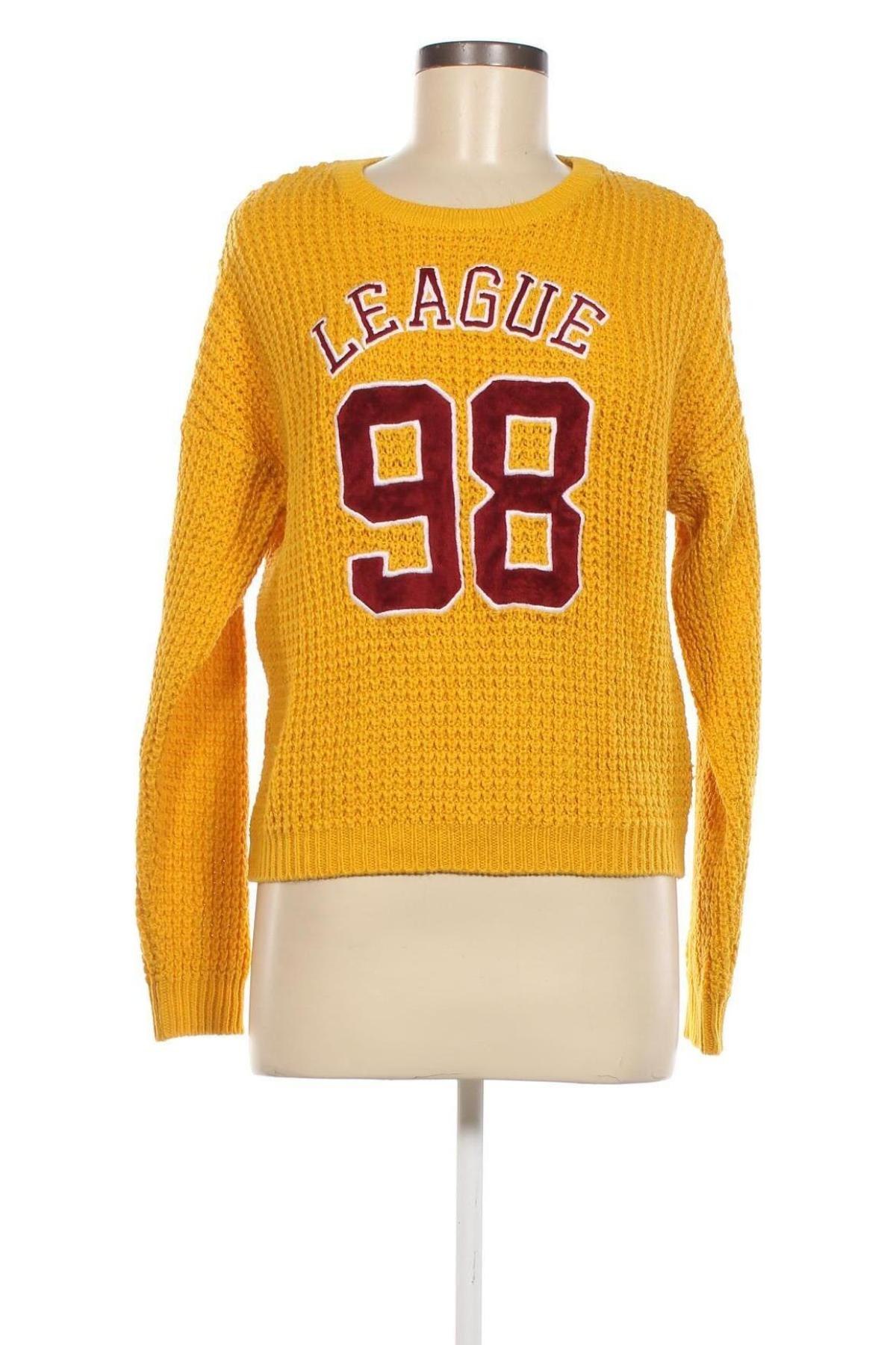 Дамски пуловер Fb Sister, Размер M, Цвят Жълт, Цена 6,38 лв.
