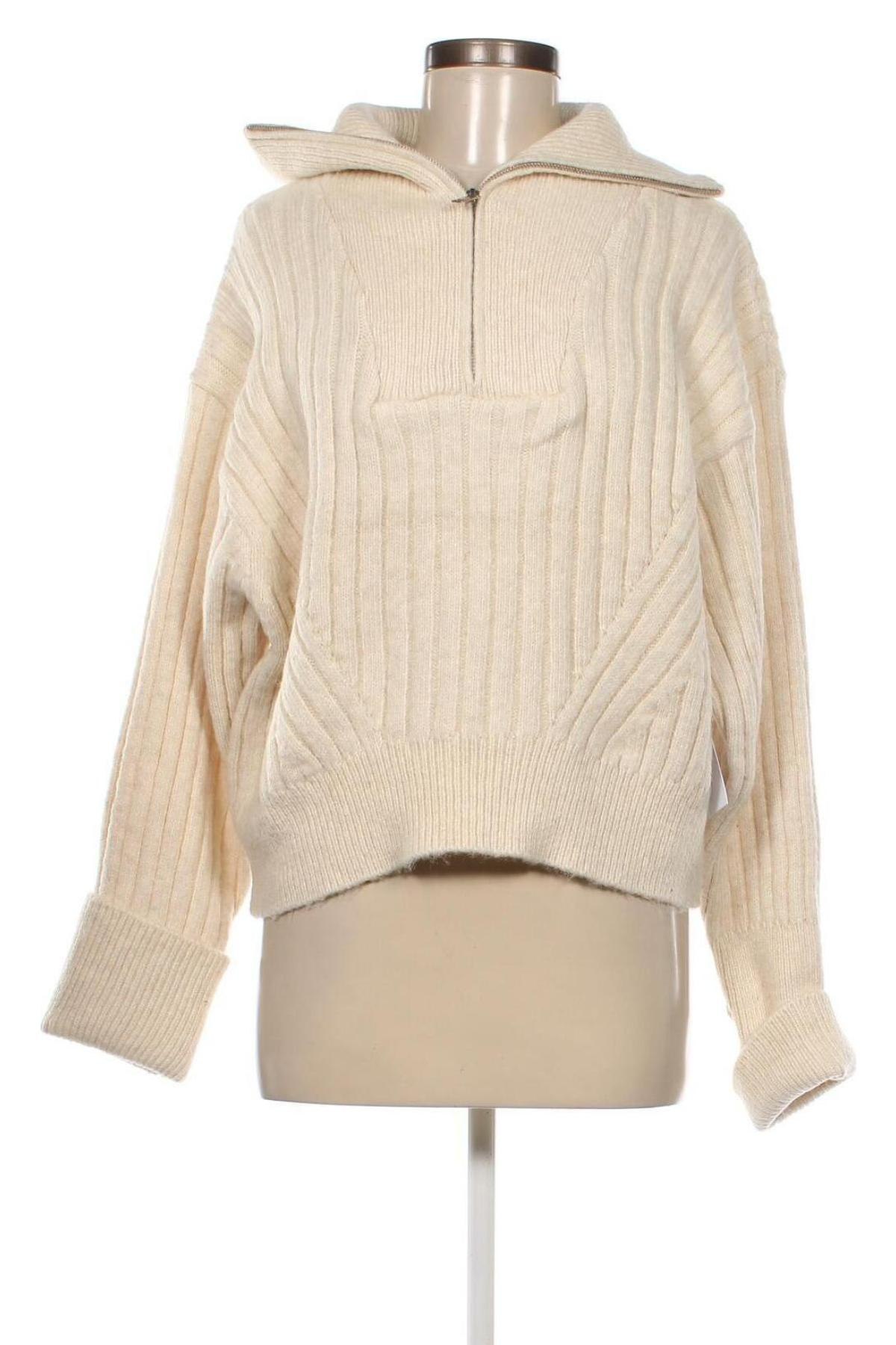 Γυναικείο πουλόβερ Gina Tricot, Μέγεθος M, Χρώμα  Μπέζ, Τιμή 11,14 €