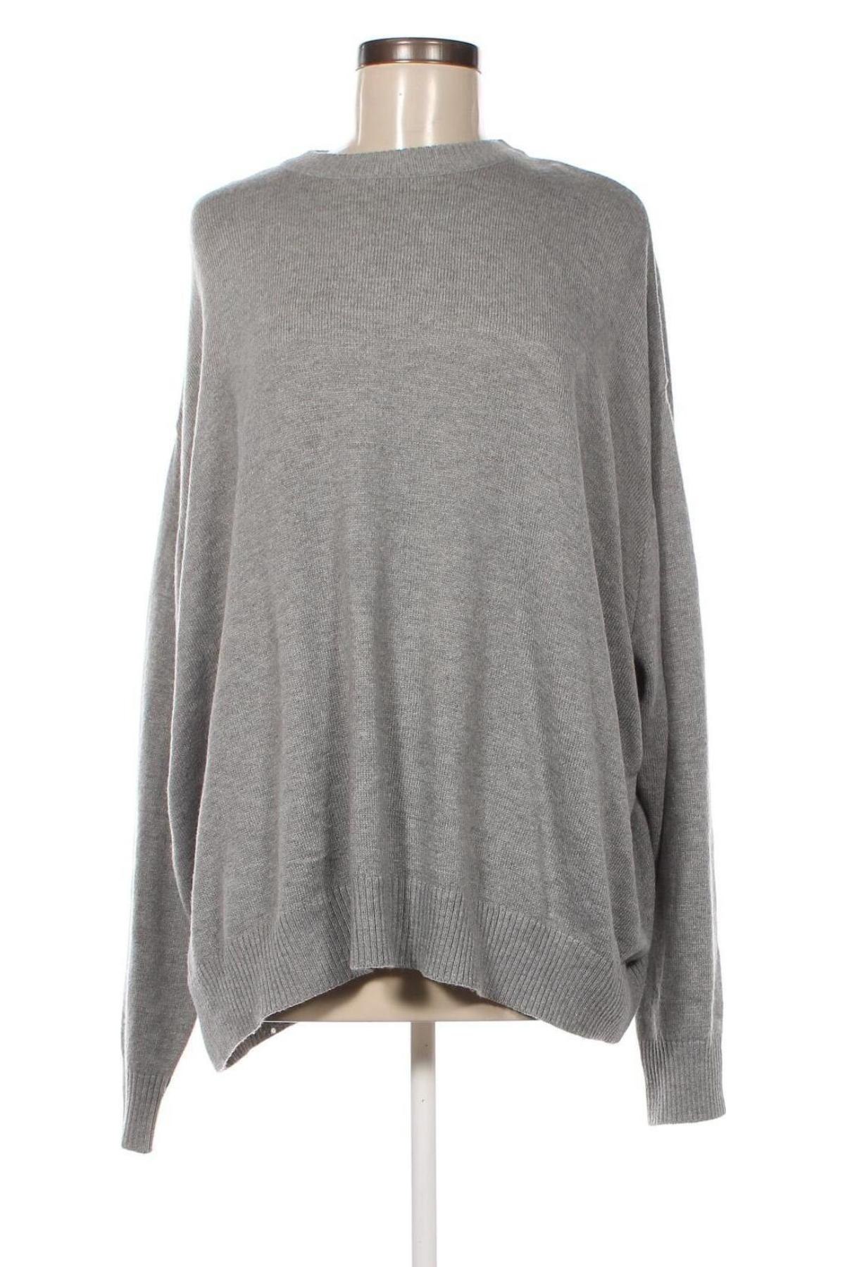 Дамски пуловер H&M, Размер 3XL, Цвят Сив, Цена 10,44 лв.