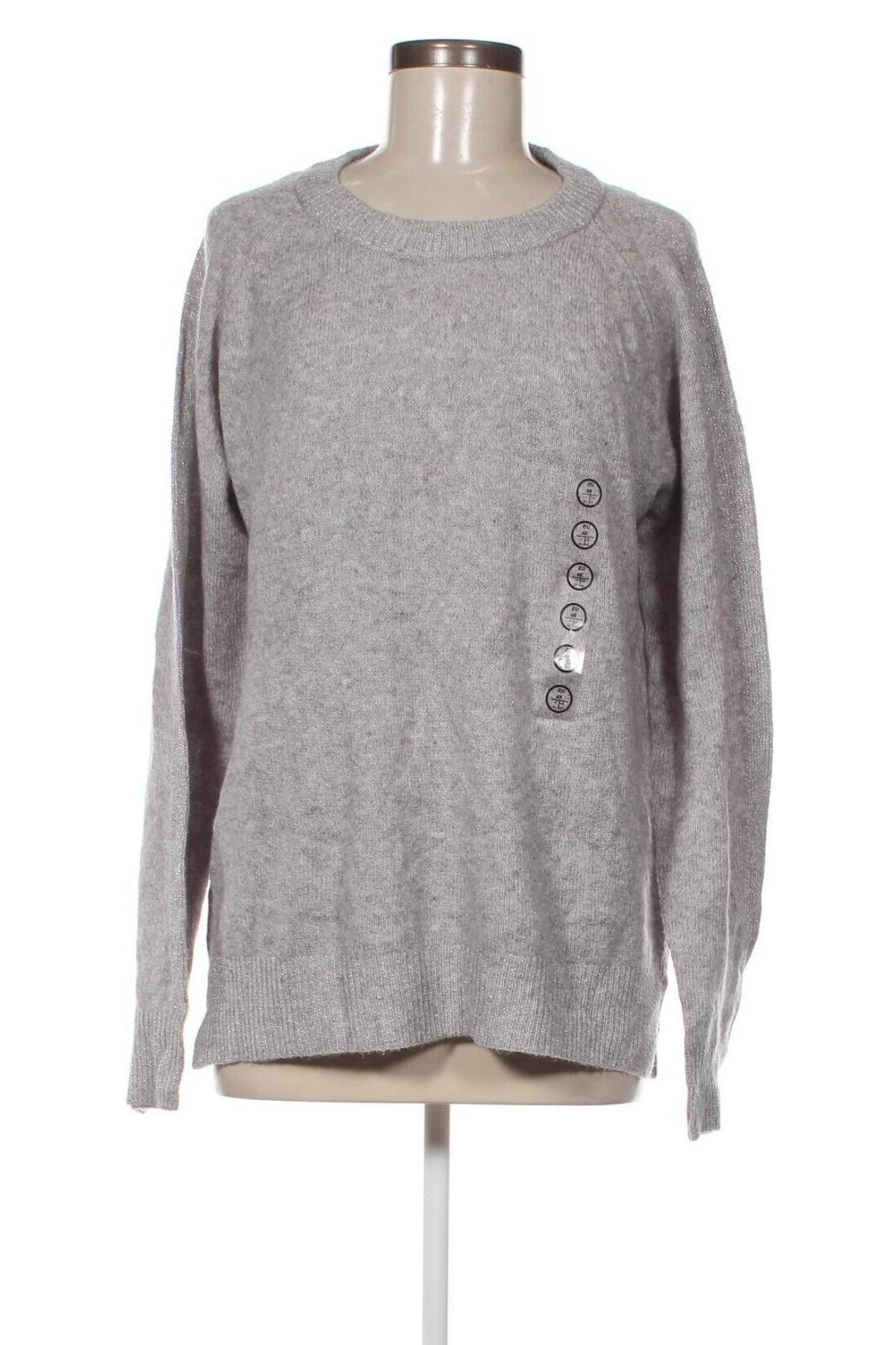 Дамски пуловер Janina, Размер XXL, Цвят Сив, Цена 25,30 лв.