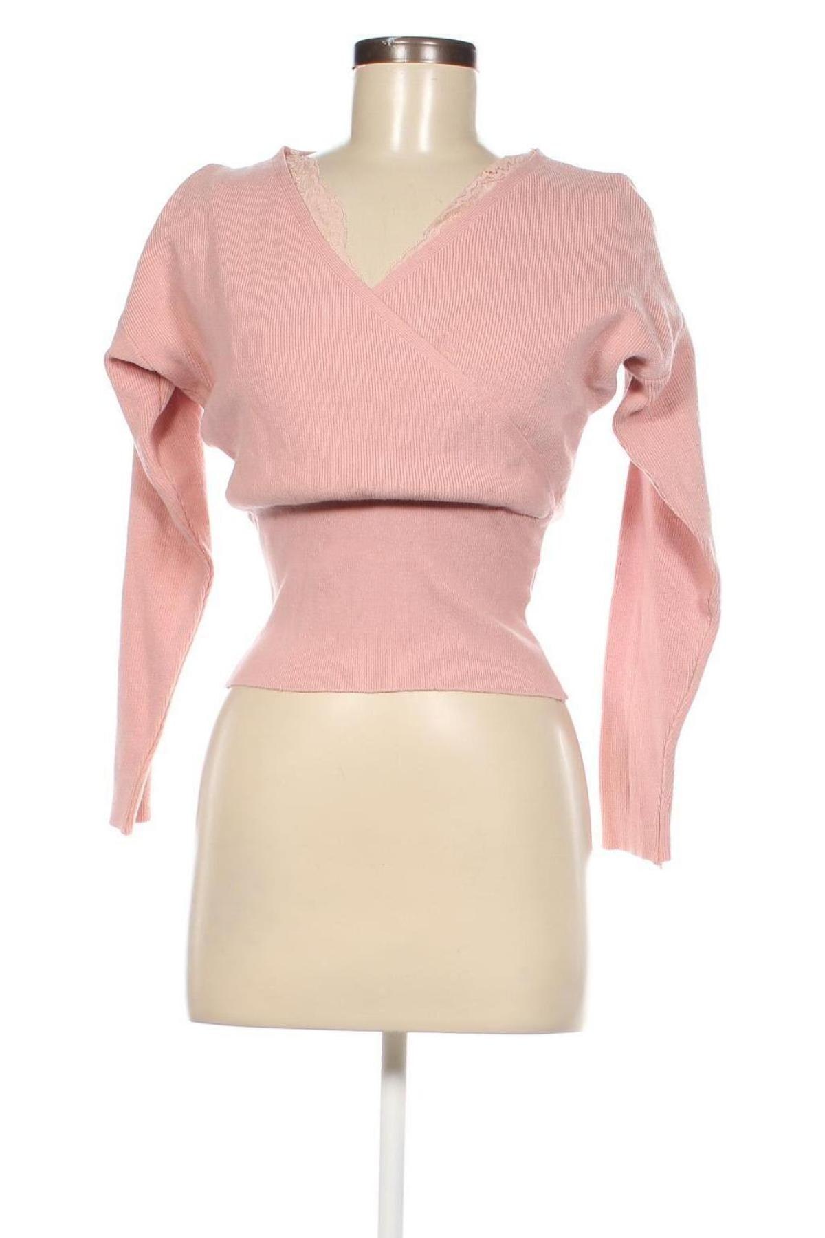 Γυναικείο πουλόβερ Jean Louis Francois, Μέγεθος S, Χρώμα Ρόζ , Τιμή 2,52 €