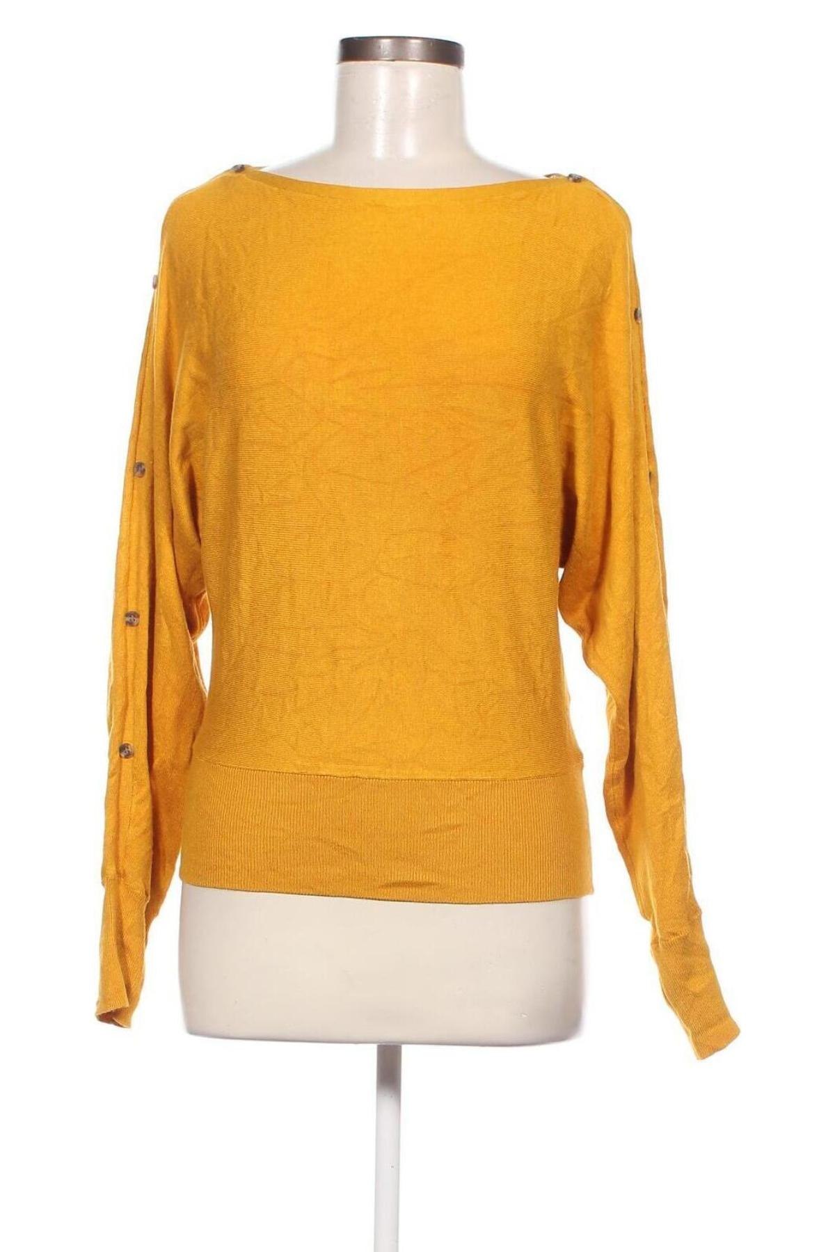 Дамски пуловер Jean Pascale, Размер XS, Цвят Жълт, Цена 7,83 лв.