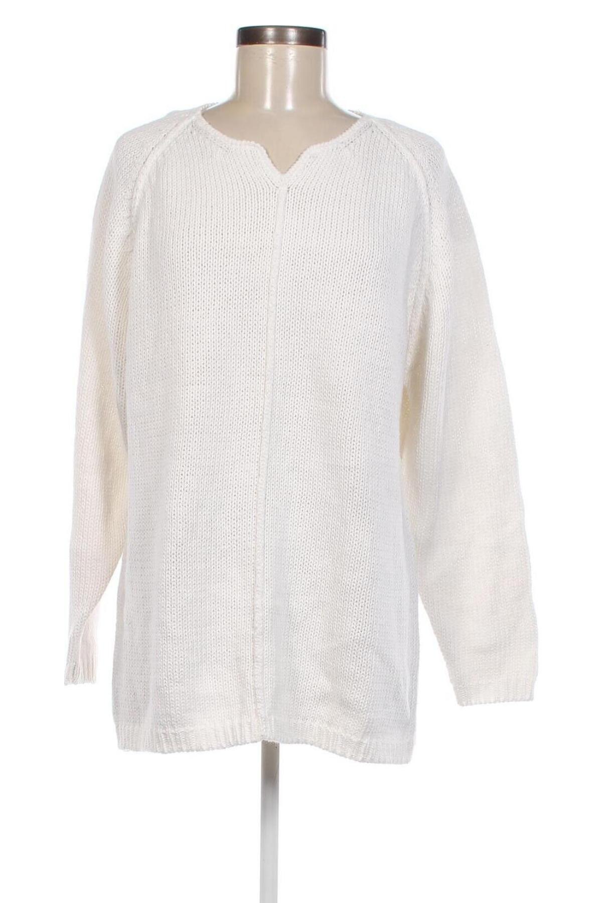 Дамски пуловер Jurgen Michaelsen, Размер L, Цвят Бял, Цена 29,00 лв.