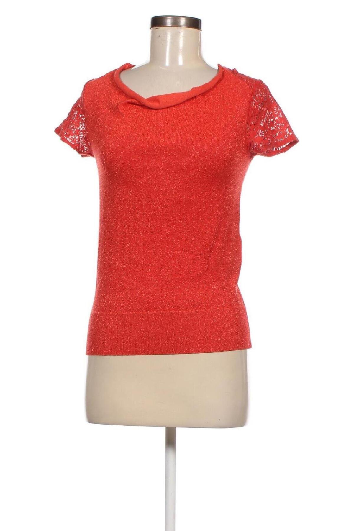 Дамски пуловер Kookai, Размер XS, Цвят Оранжев, Цена 8,36 лв.