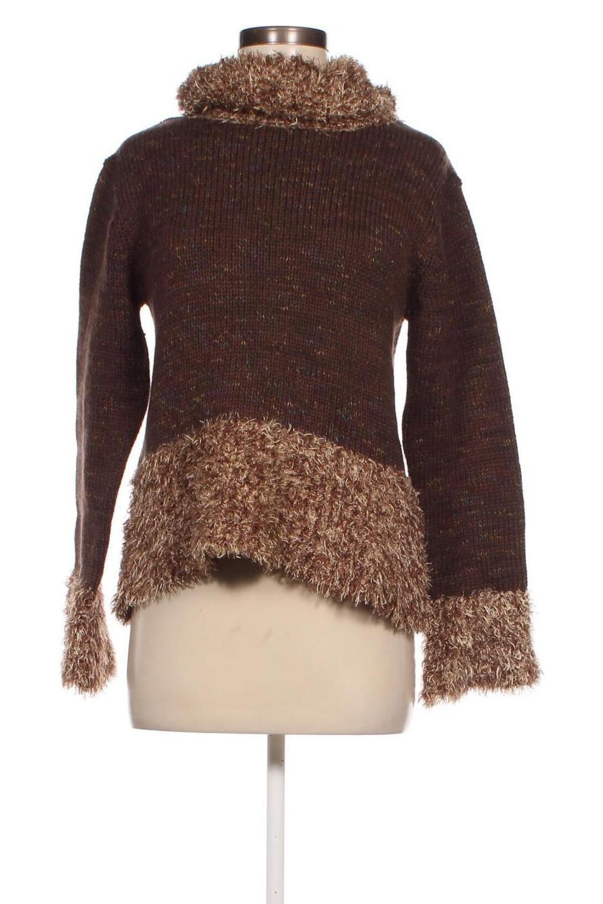 Дамски пуловер Lalique, Размер S, Цвят Кафяв, Цена 7,25 лв.