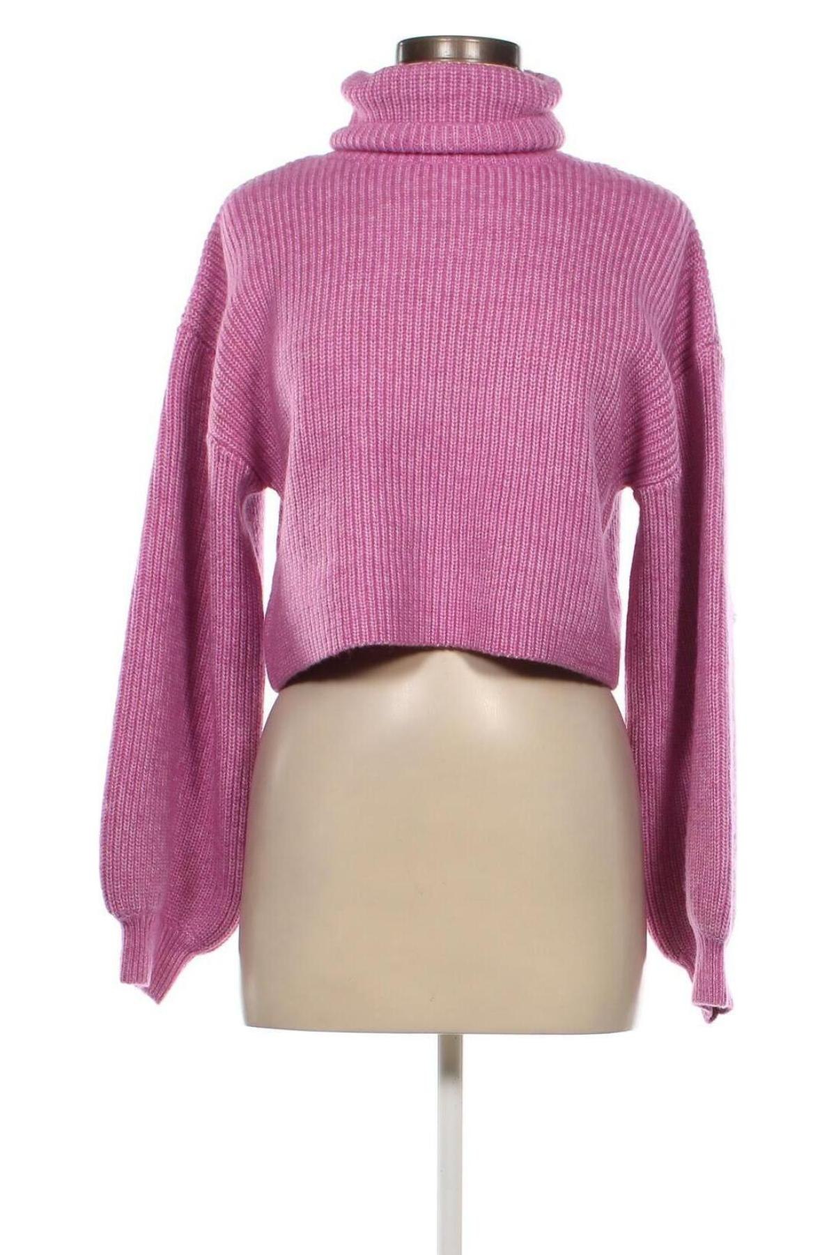 Дамски пуловер Monki, Размер S, Цвят Розов, Цена 23,03 лв.