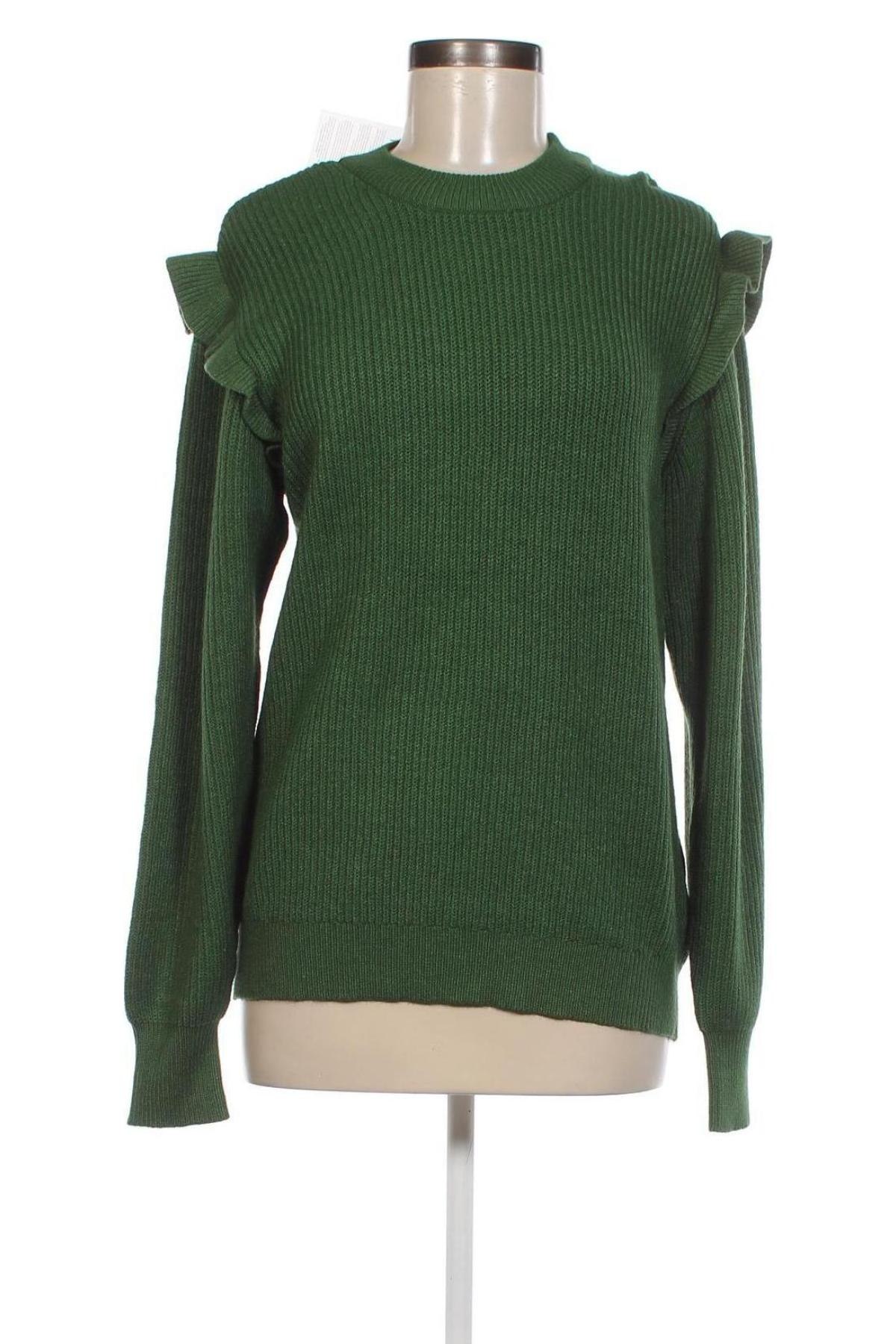 Γυναικείο πουλόβερ Object, Μέγεθος M, Χρώμα Πράσινο, Τιμή 44,85 €