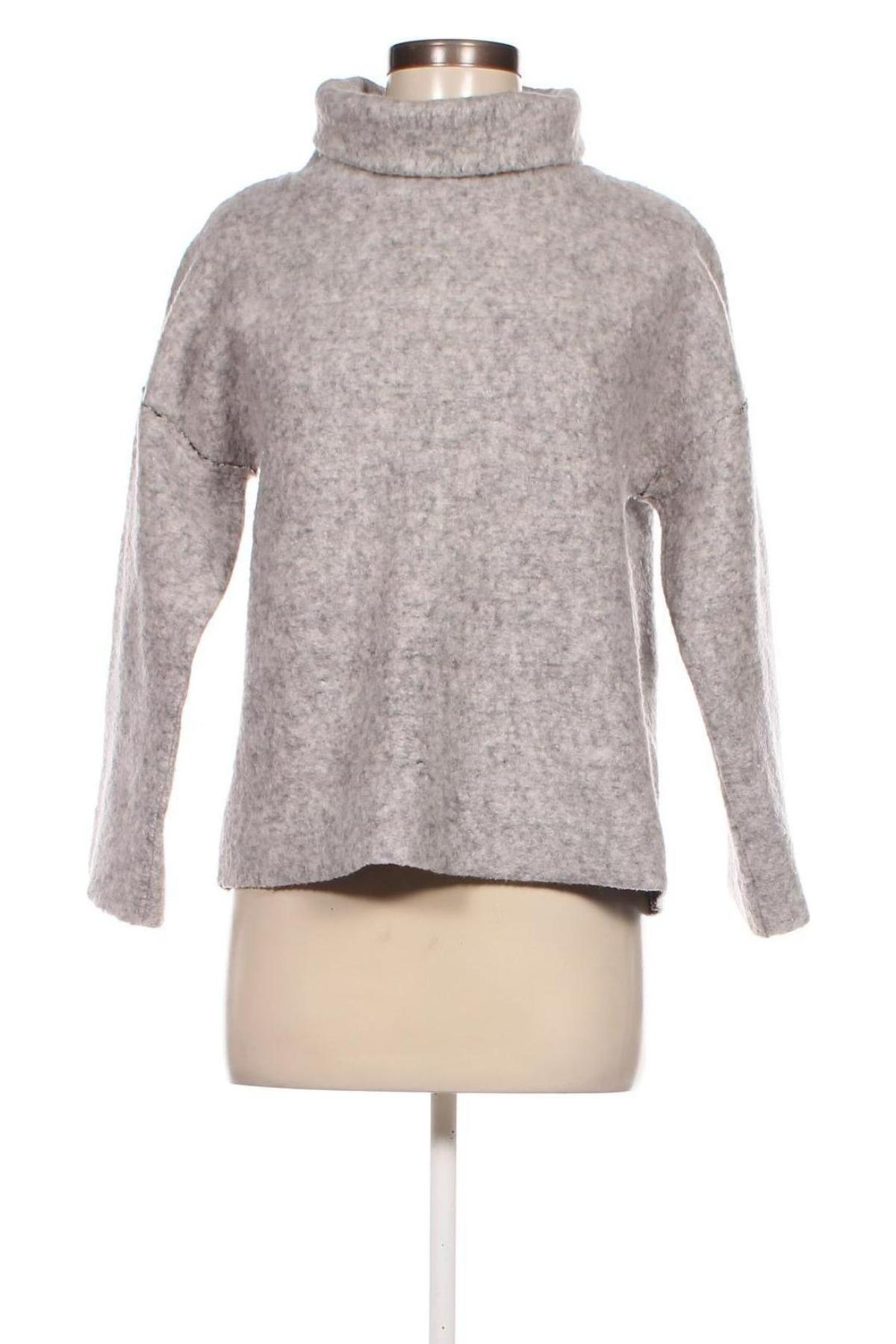 Γυναικείο πουλόβερ Object, Μέγεθος S, Χρώμα Γκρί, Τιμή 6,10 €
