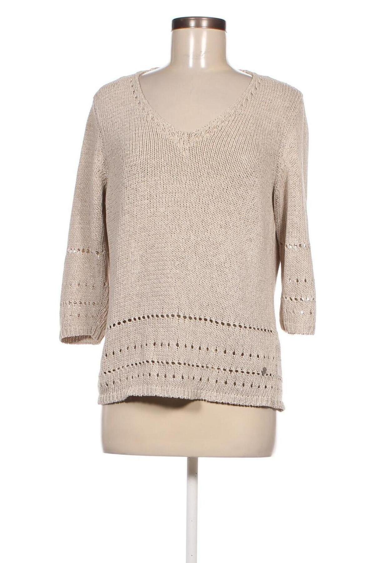 Дамски пуловер Olsen, Размер M, Цвят Бежов, Цена 6,67 лв.