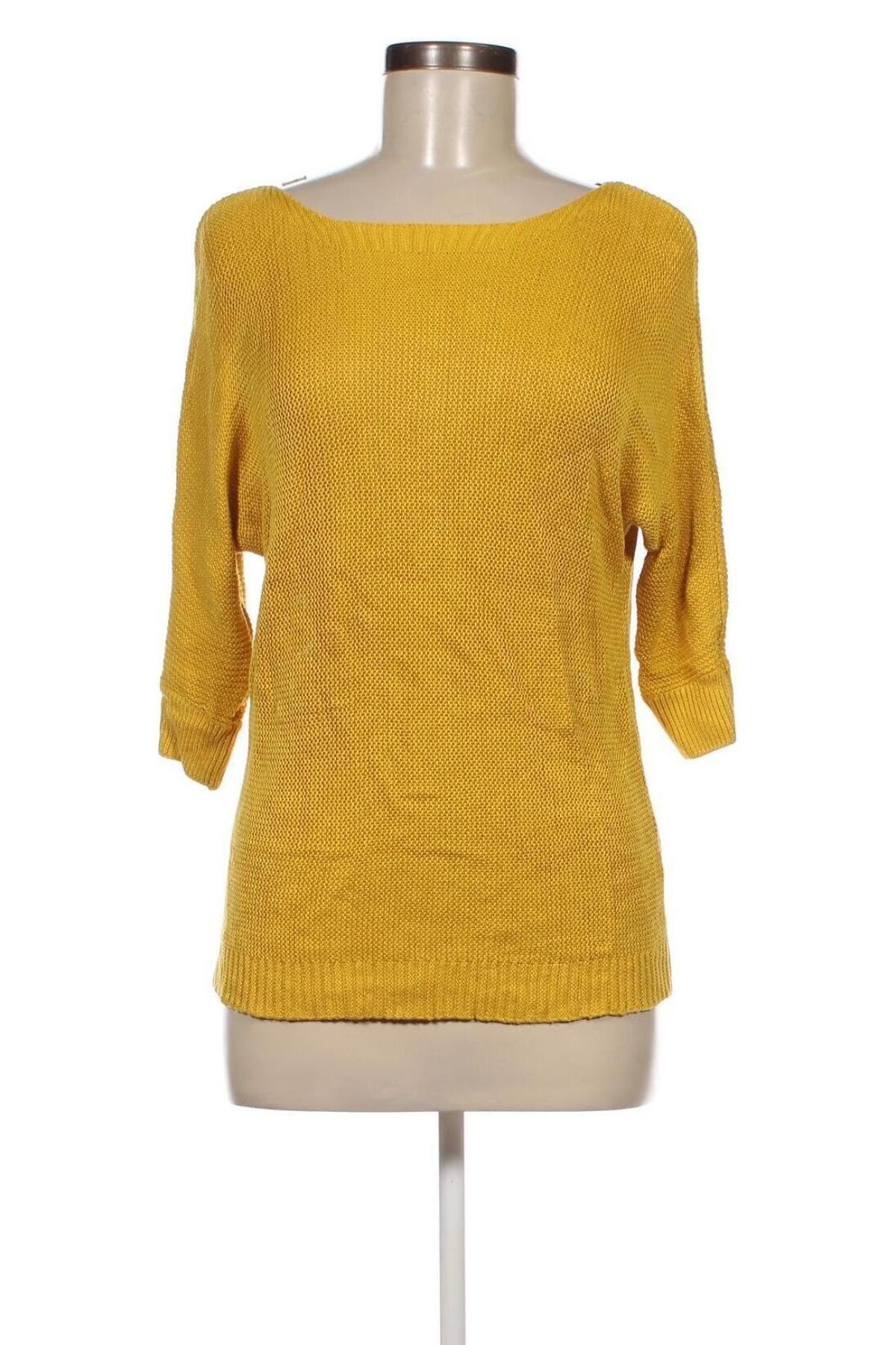 Дамски пуловер Patrizia Dini, Размер M, Цвят Жълт, Цена 6,96 лв.