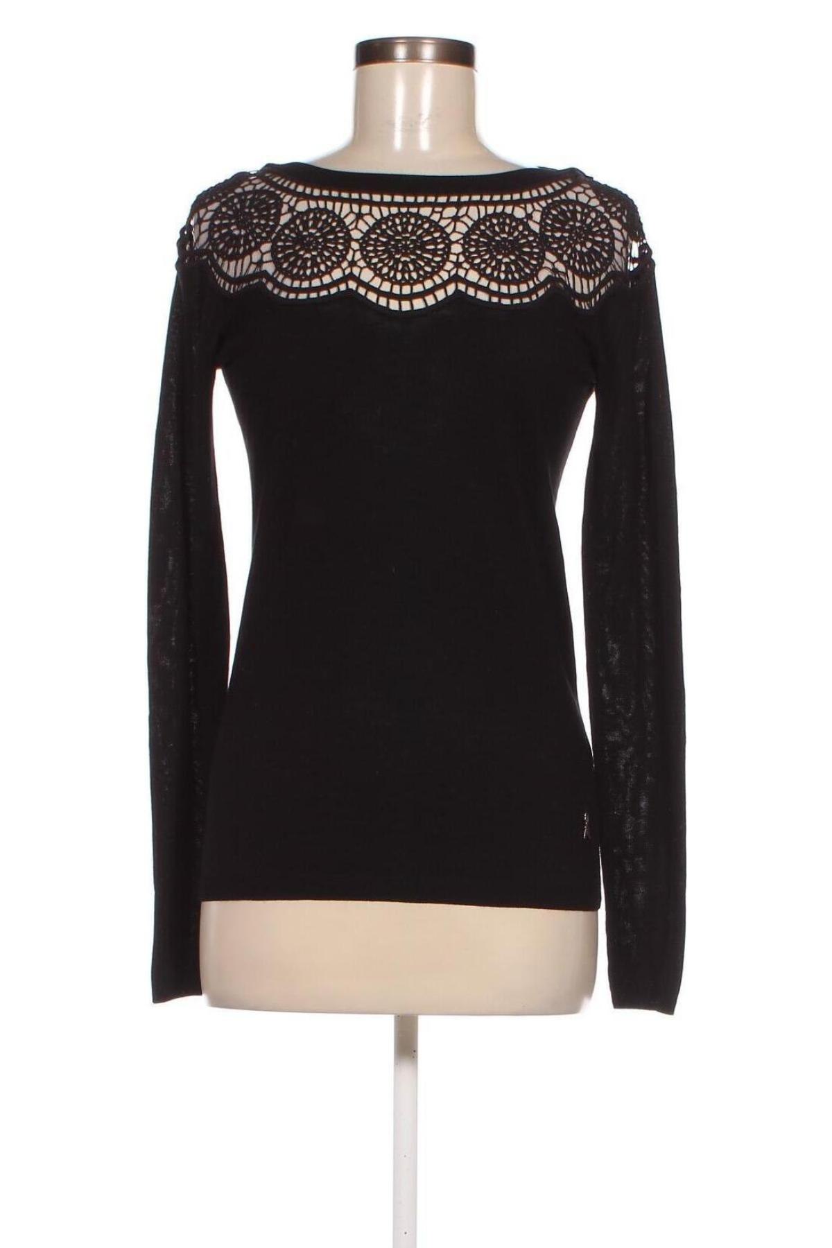 Дамски пуловер Patrizia Pepe, Размер S, Цвят Черен, Цена 117,30 лв.