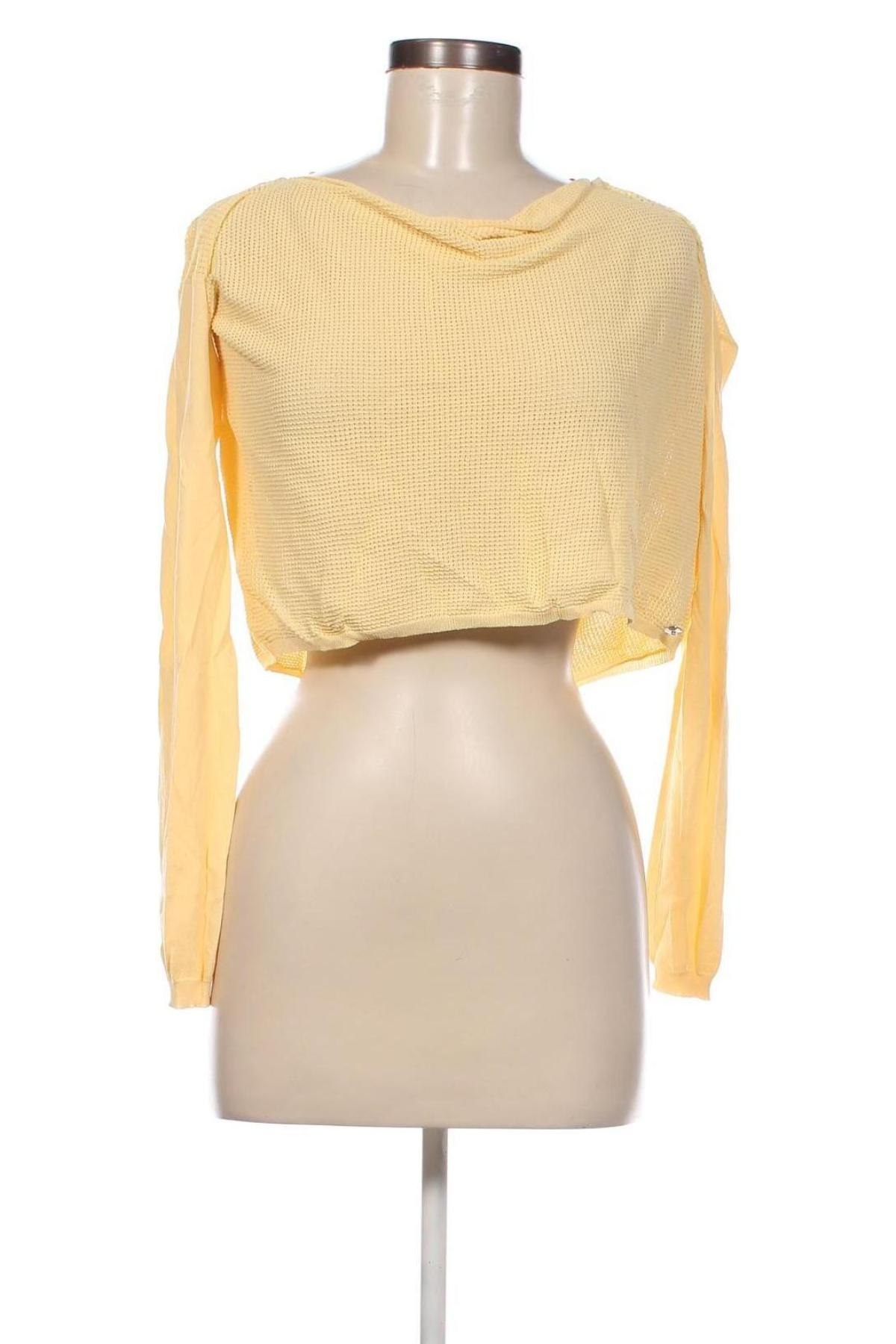 Дамски пуловер Pinko, Размер S, Цвят Жълт, Цена 70,25 лв.