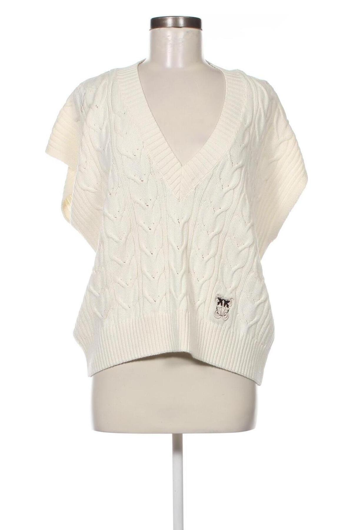 Γυναικείο πουλόβερ Pinko, Μέγεθος L, Χρώμα Εκρού, Τιμή 110,09 €