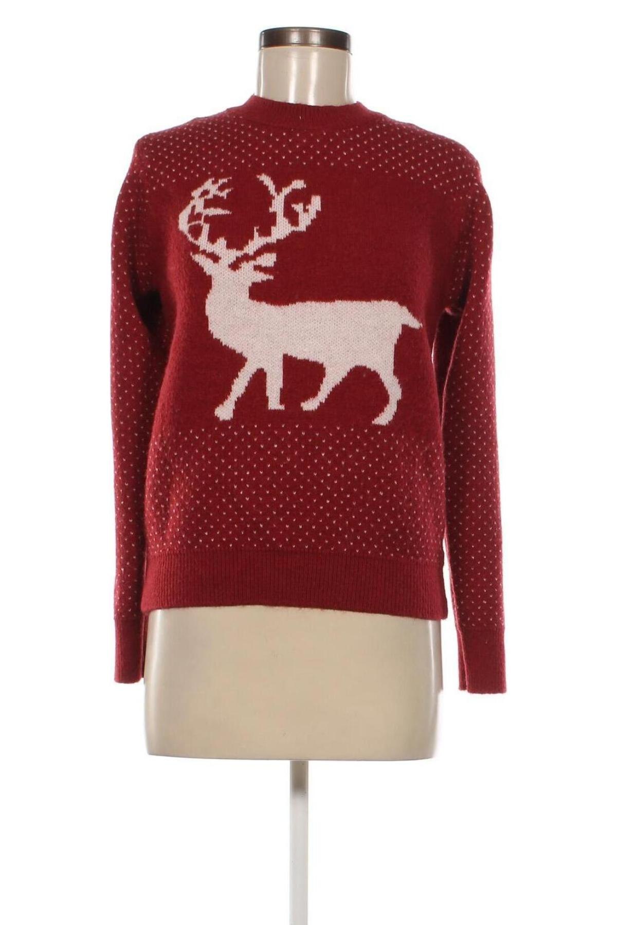 Дамски пуловер SHEIN, Размер S, Цвят Червен, Цена 8,99 лв.