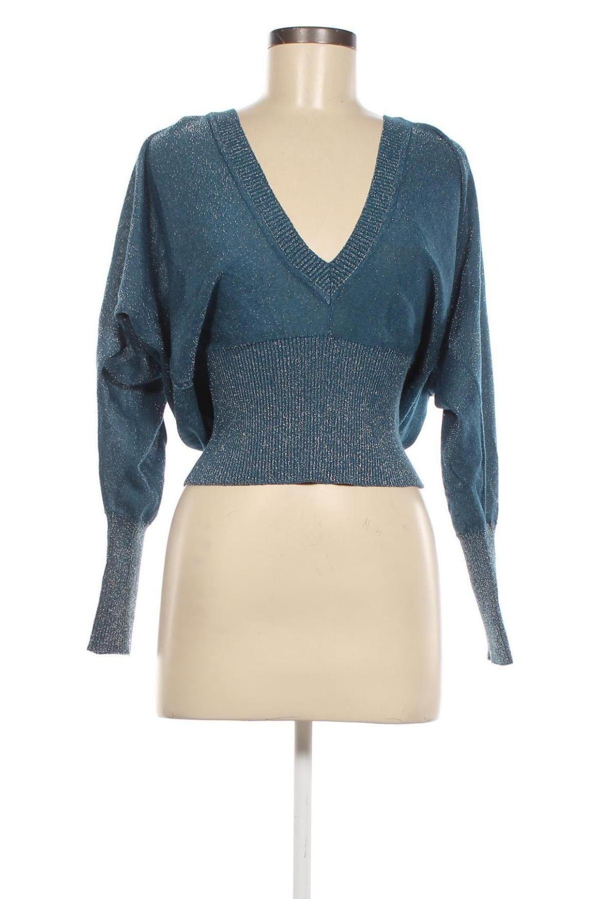 Дамски пуловер Saix, Размер XL, Цвят Син, Цена 6,38 лв.