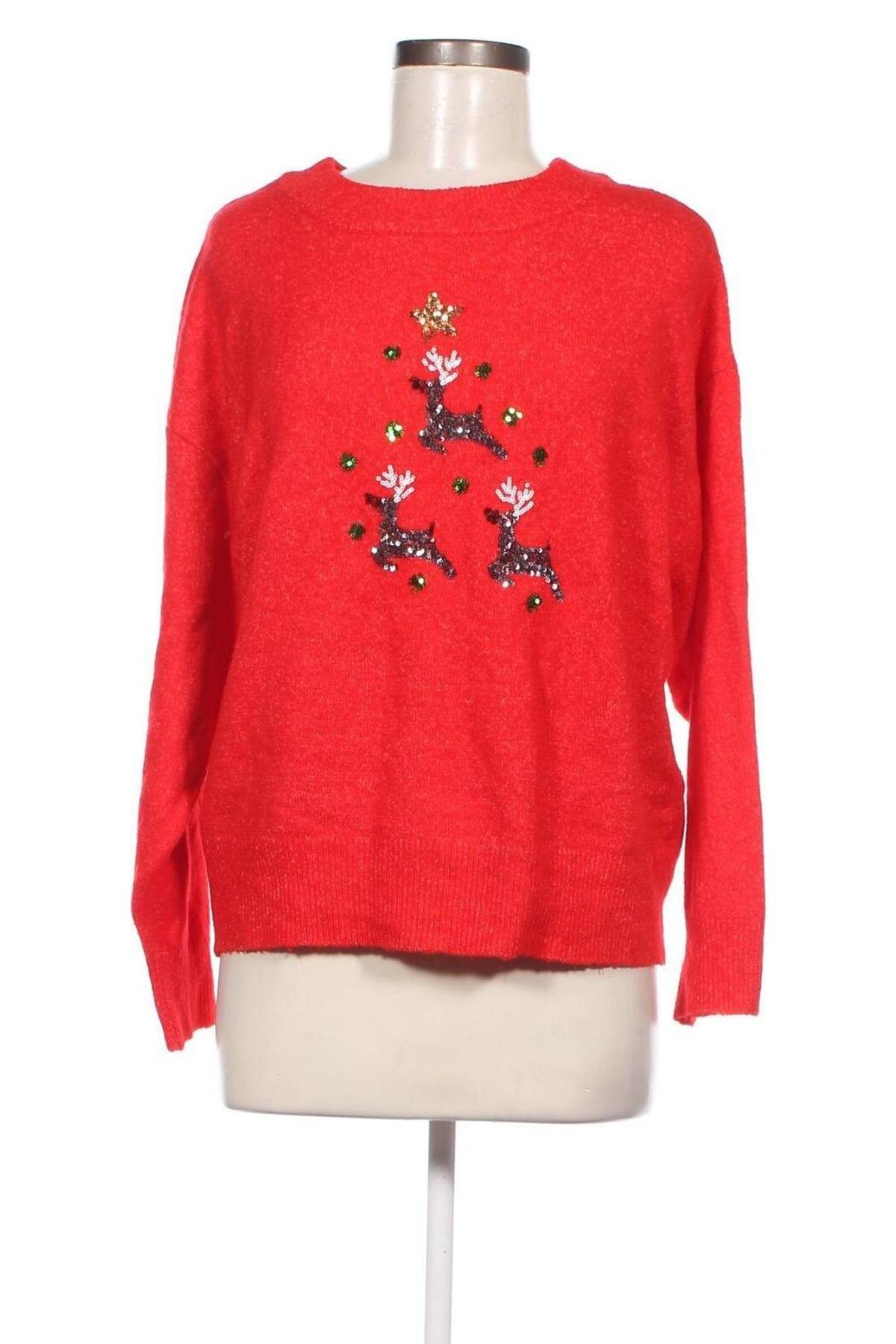 Дамски пуловер Tissaia, Размер L, Цвят Червен, Цена 7,83 лв.