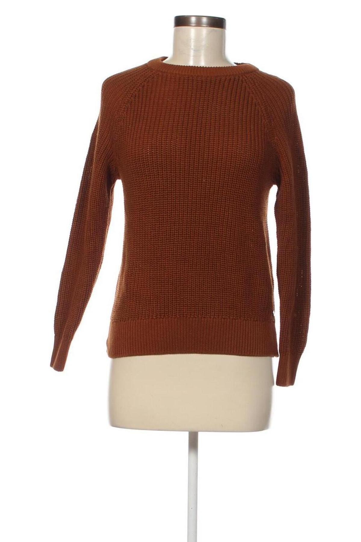 Дамски пуловер Tom Tailor, Размер XS, Цвят Кафяв, Цена 29,00 лв.