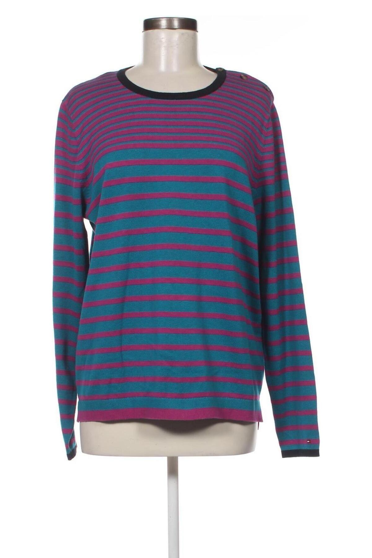 Γυναικείο πουλόβερ Tommy Hilfiger, Μέγεθος XXL, Χρώμα Πολύχρωμο, Τιμή 77,78 €