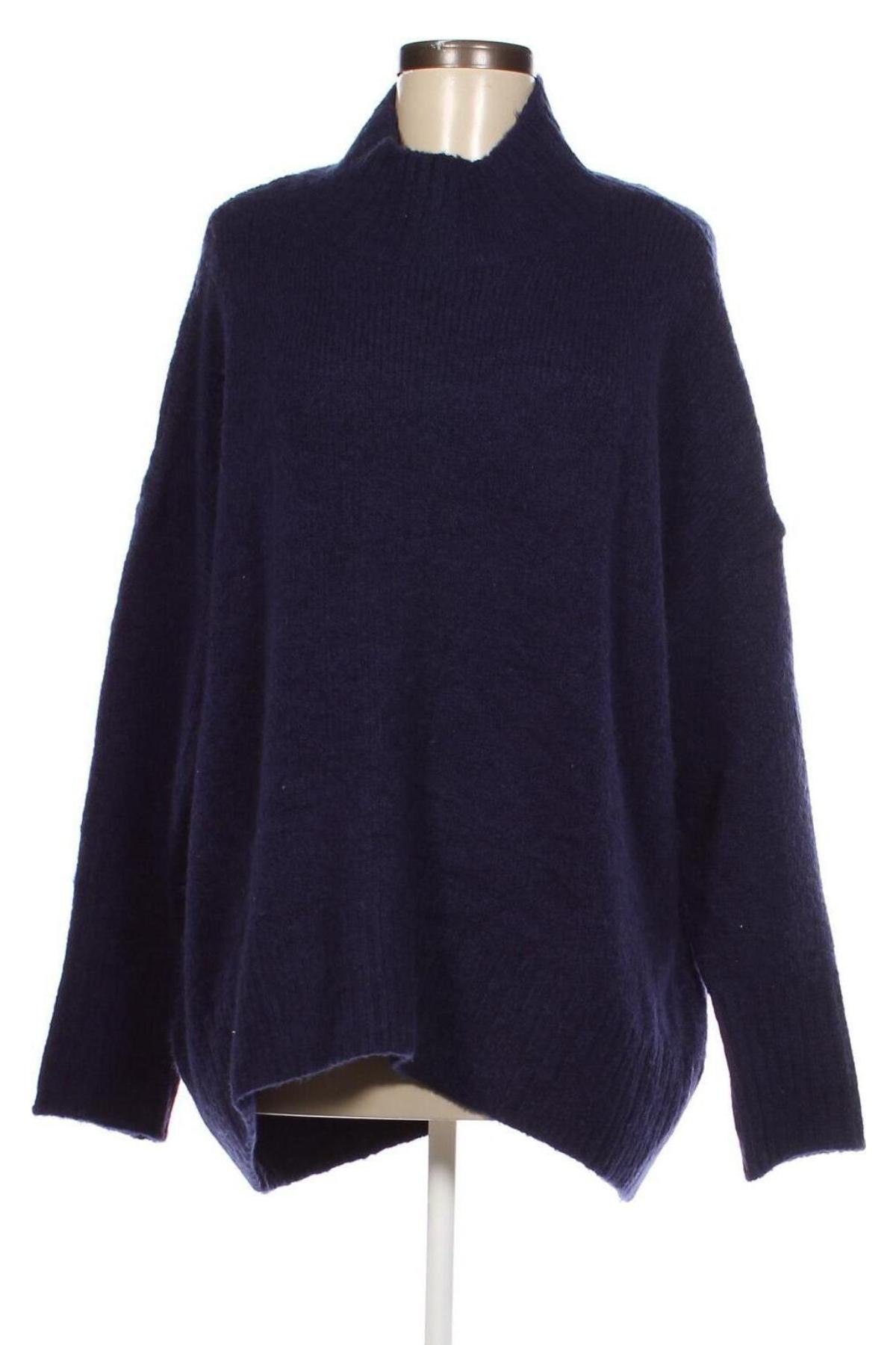 Дамски пуловер Triangle By s.Oliver, Размер XXL, Цвят Син, Цена 19,74 лв.