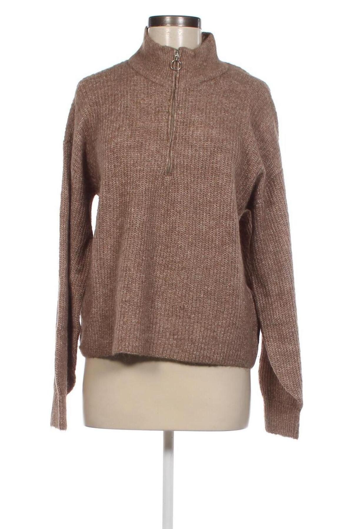 Дамски пуловер Vero Moda, Размер L, Цвят Кафяв, Цена 17,82 лв.