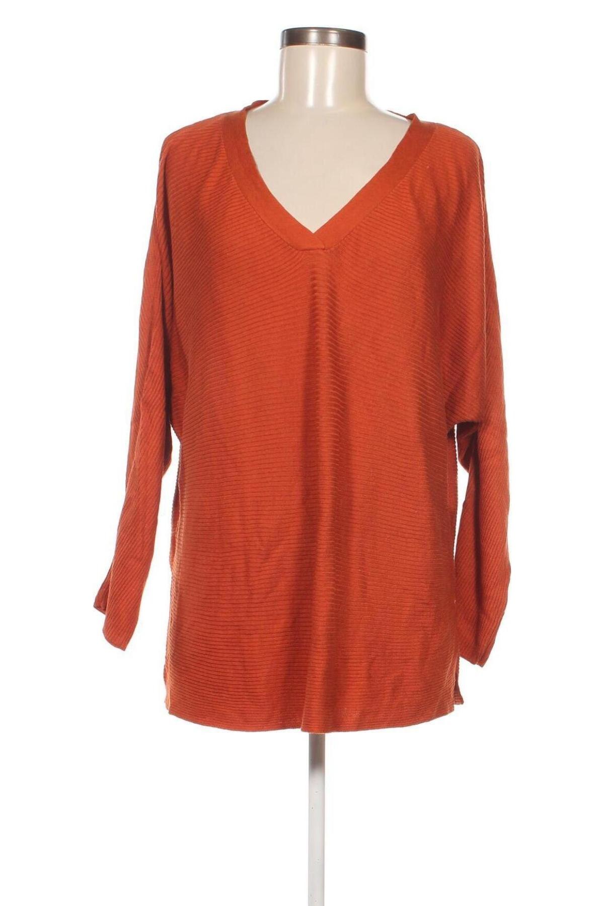 Γυναικείο πουλόβερ Violeta by Mango, Μέγεθος L, Χρώμα Πορτοκαλί, Τιμή 3,83 €