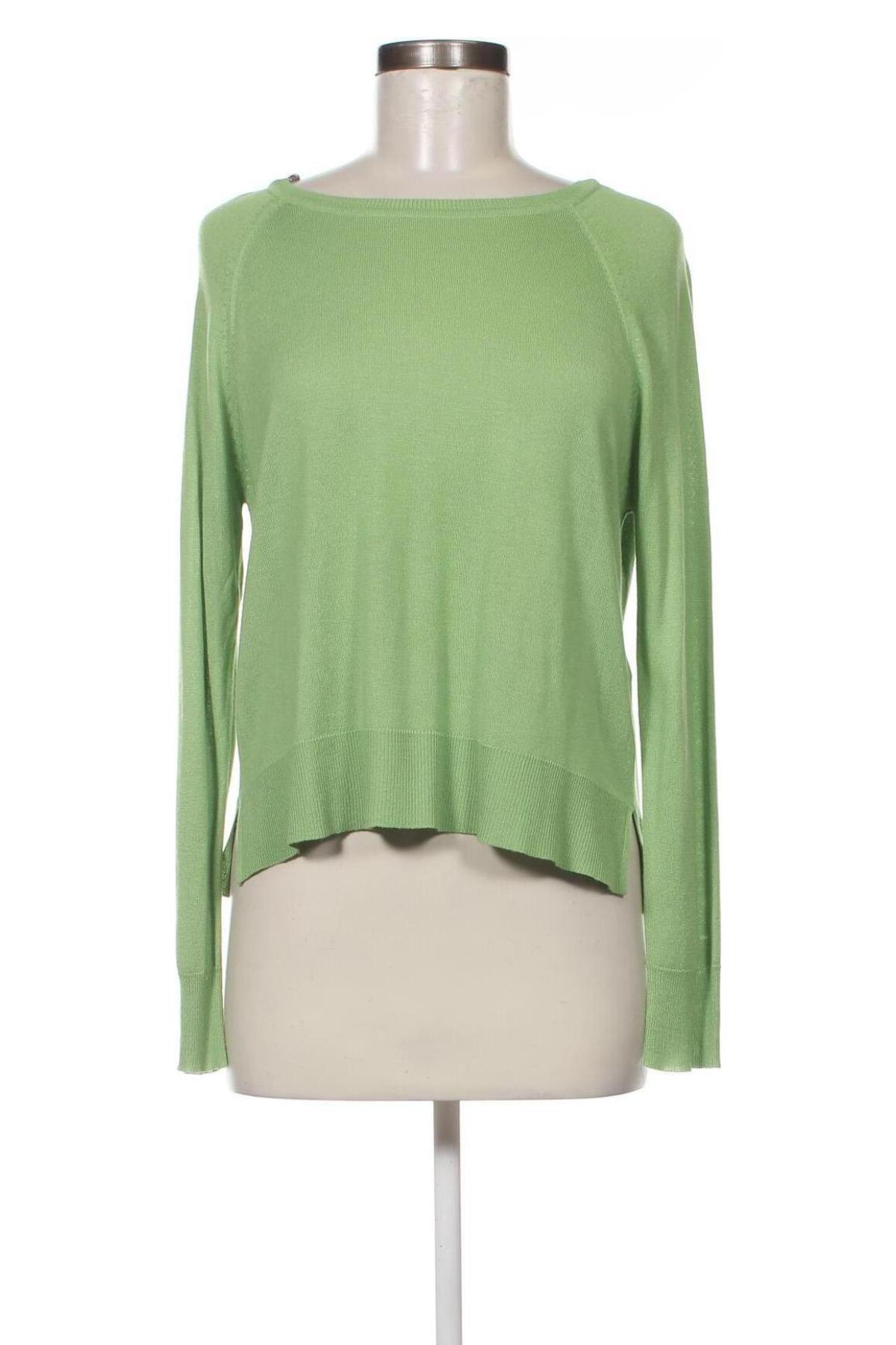 Дамски пуловер Zara, Размер S, Цвят Зелен, Цена 19,99 лв.
