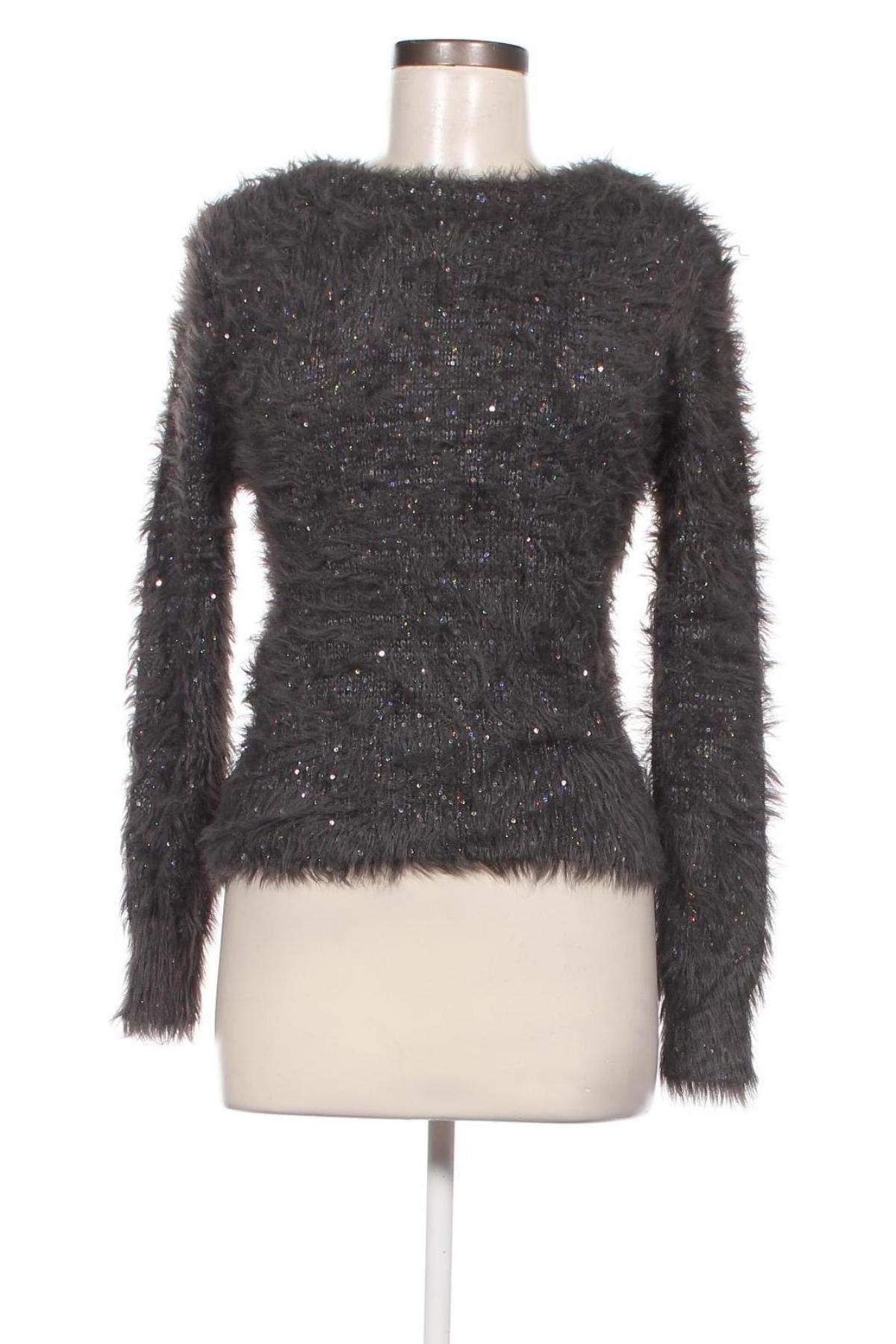 Дамски пуловер Zara Knitwear, Размер S, Цвят Сив, Цена 6,40 лв.