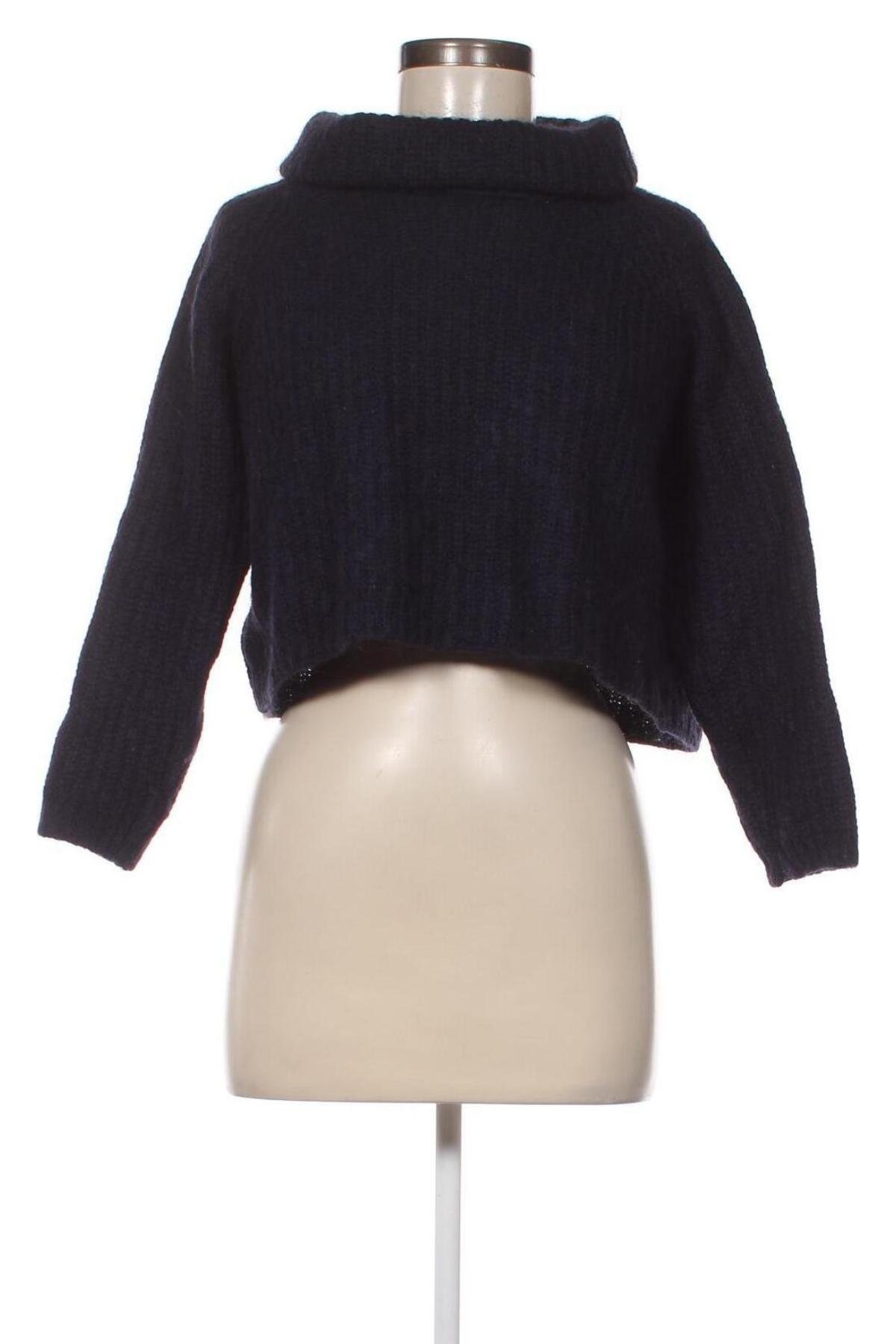 Női pulóver Zara Knitwear, Méret S, Szín Kék, Ár 1 674 Ft