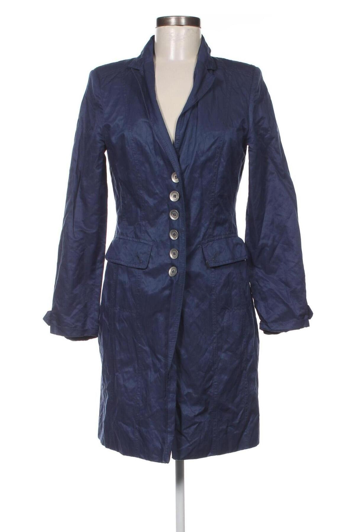 Damen Trenchcoat Madeleine, Größe S, Farbe Blau, Preis 82,11 €