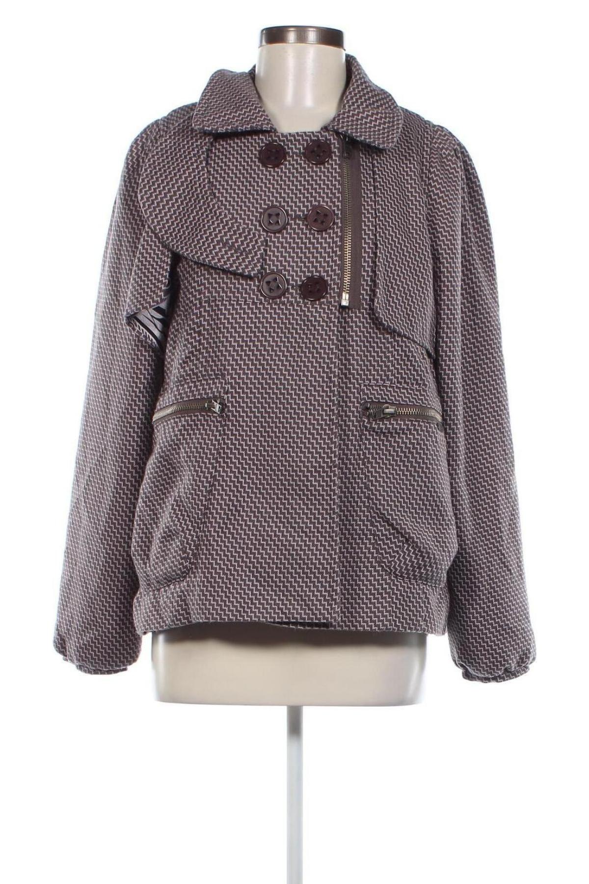 Damen Trenchcoat Numph, Größe M, Farbe Mehrfarbig, Preis 80,92 €