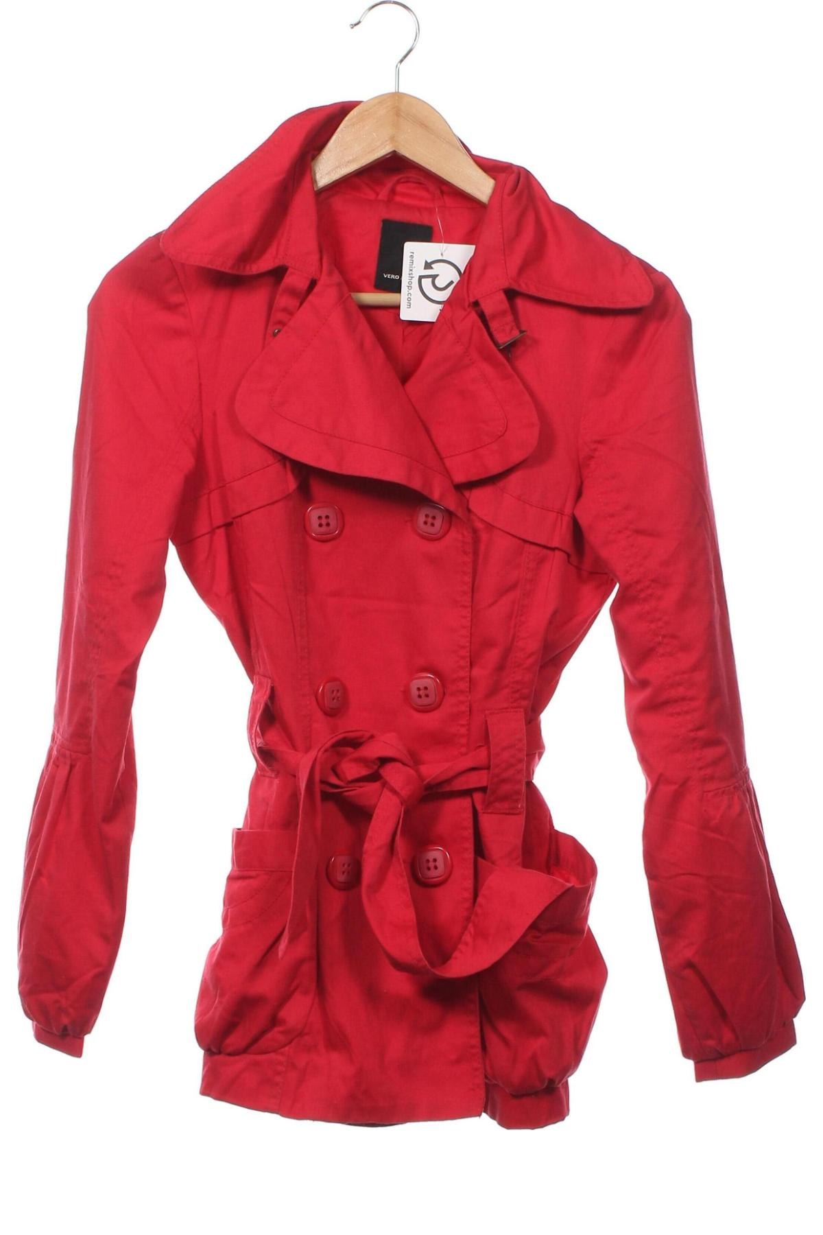 Γυναικεία καμπαρντίνα Vero Moda, Μέγεθος S, Χρώμα Κόκκινο, Τιμή 3,14 €