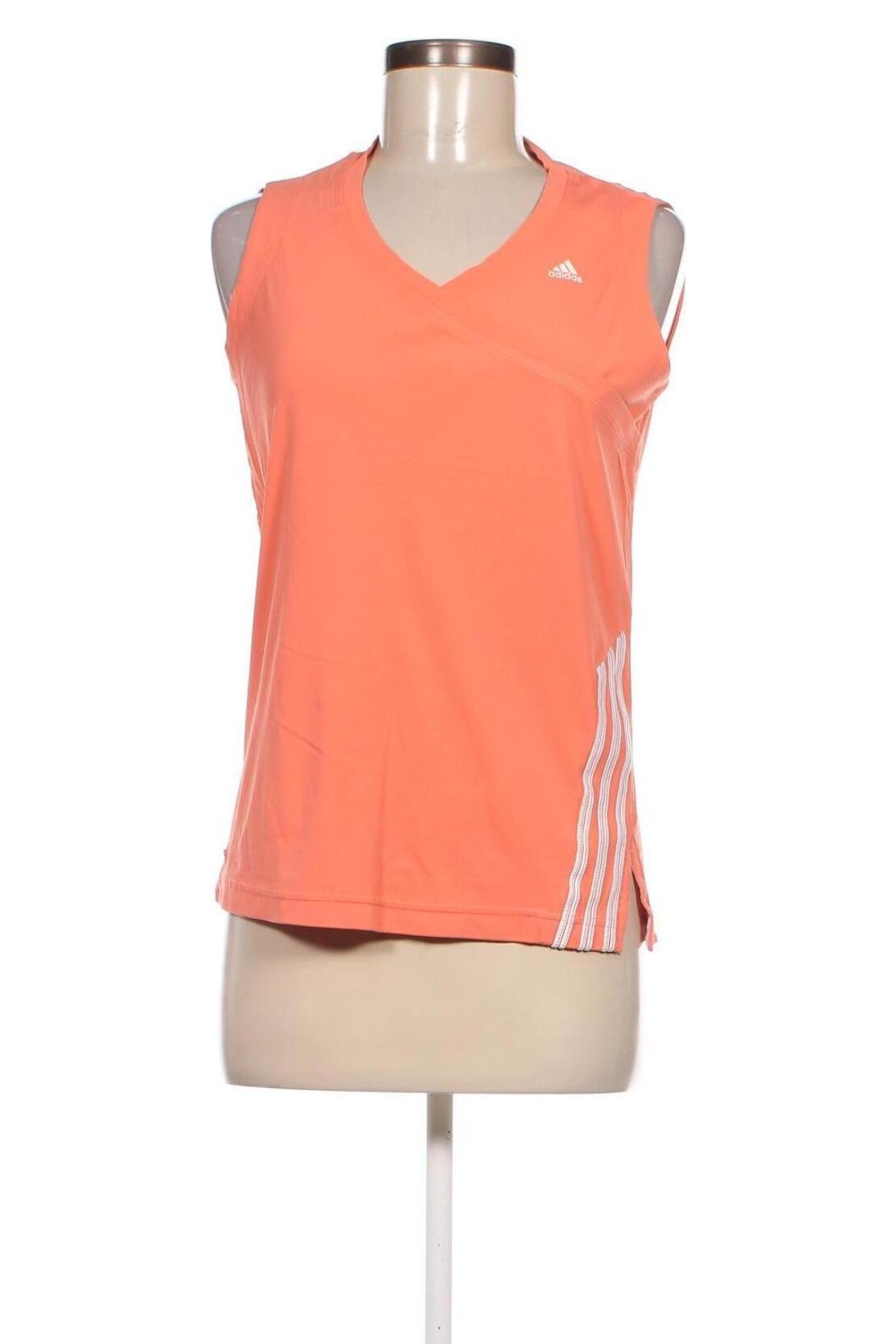 Дамски спортен топ Adidas, Размер M, Цвят Оранжев, Цена 24,00 лв.