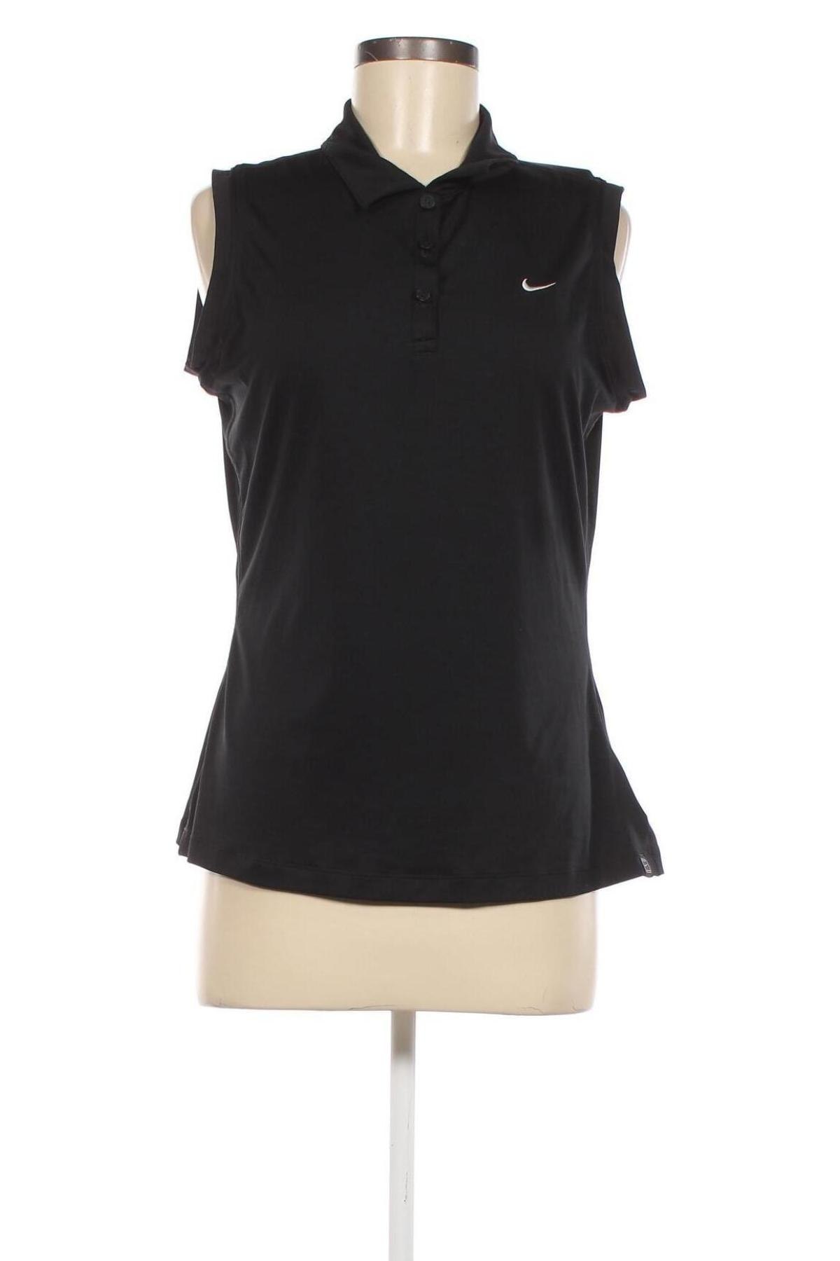 Damen Sporttop Nike, Größe L, Farbe Schwarz, Preis 16,70 €