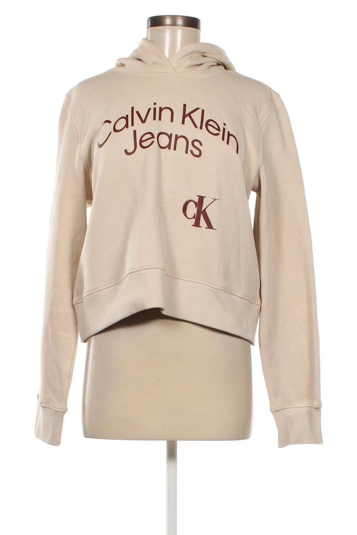 Damska bluza Calvin Klein, Rozmiar L, Kolor Beżowy, Cena 240,43 zł