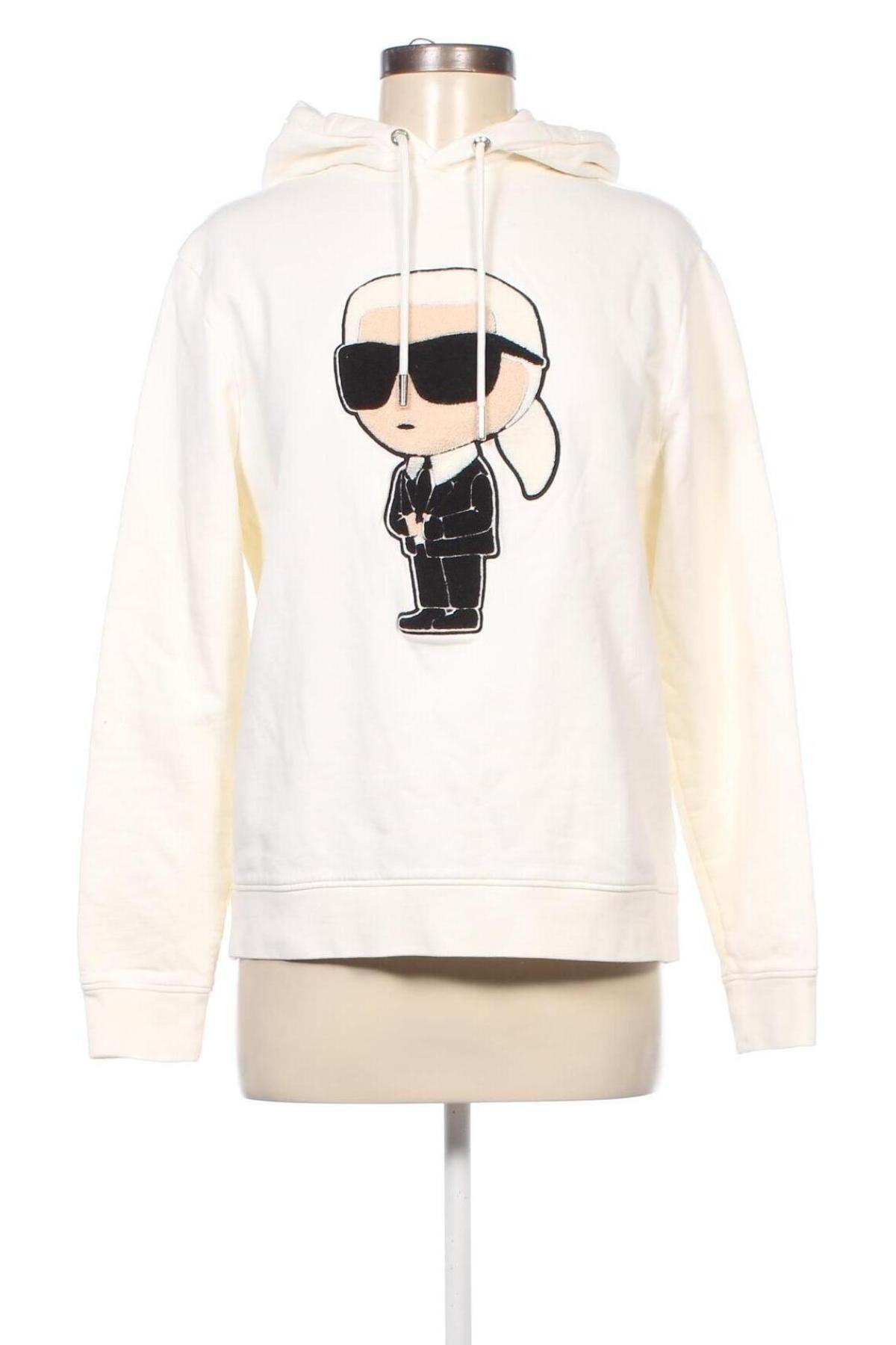 Damen Sweatshirt Karl Lagerfeld, Größe M, Farbe Ecru, Preis 114,43 €