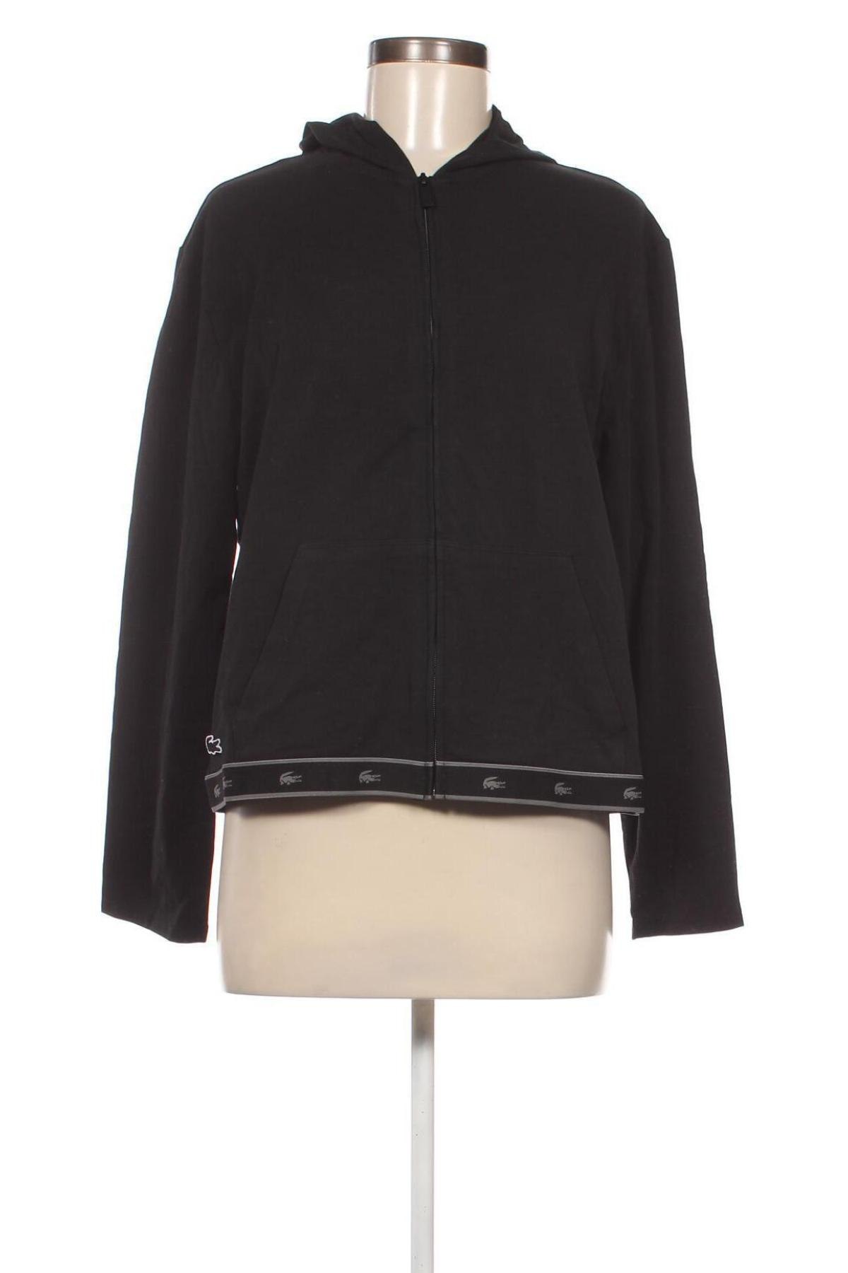 Damen Sweatshirt Lacoste, Größe M, Farbe Schwarz, Preis 46,50 €