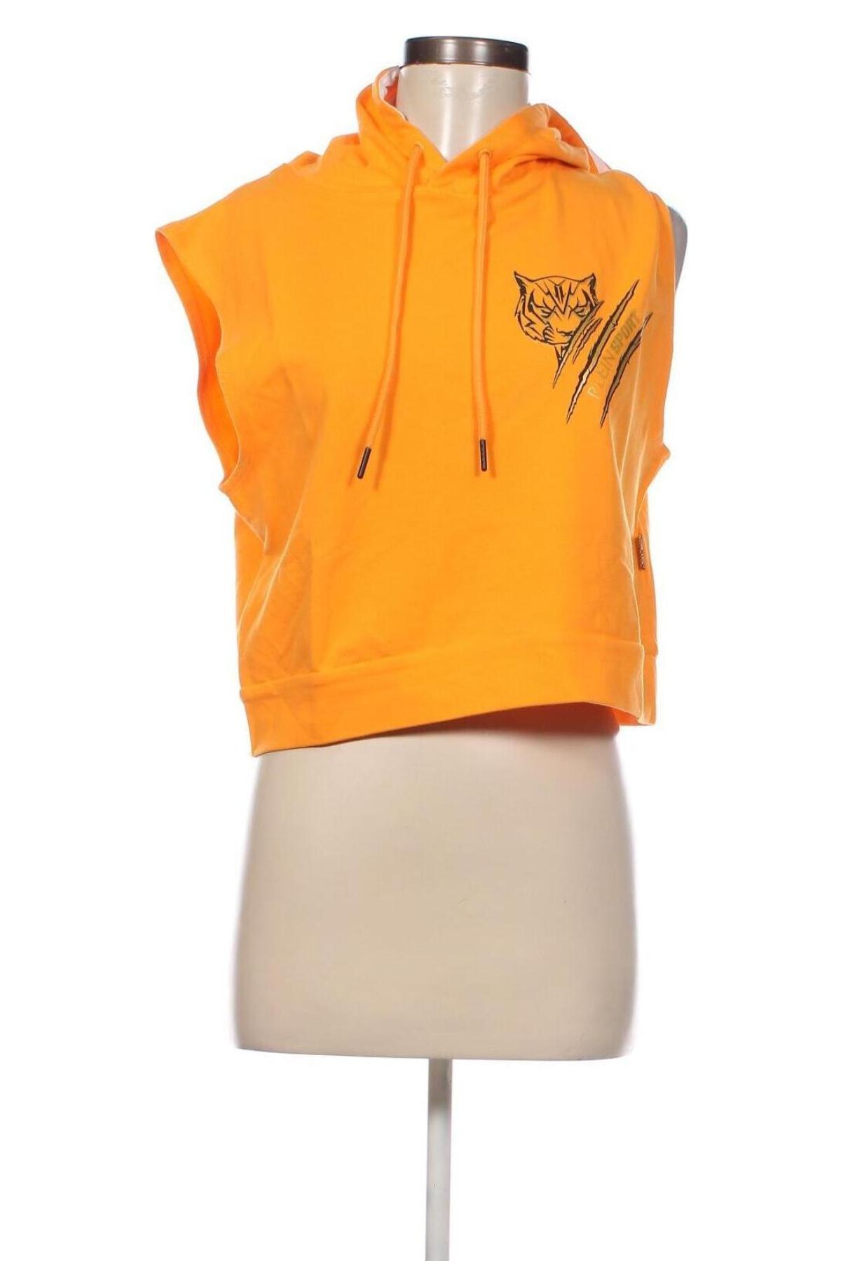 Γυναικείο φούτερ Plein Sport, Μέγεθος M, Χρώμα Πορτοκαλί, Τιμή 124,74 €