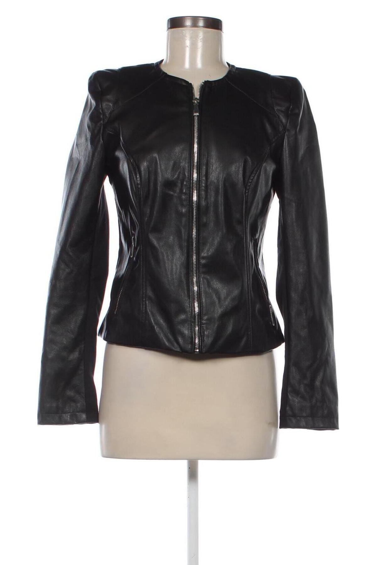 Dámska kožená bunda  Amisu, Veľkosť S, Farba Čierna, Cena  25,06 €