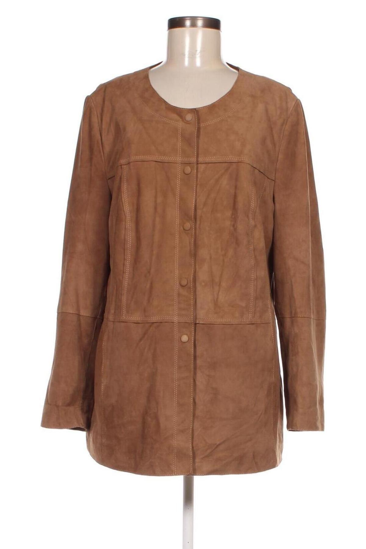 Dámska kožená bunda  Atelier GS, Veľkosť XL, Farba Béžová, Cena  55,00 €