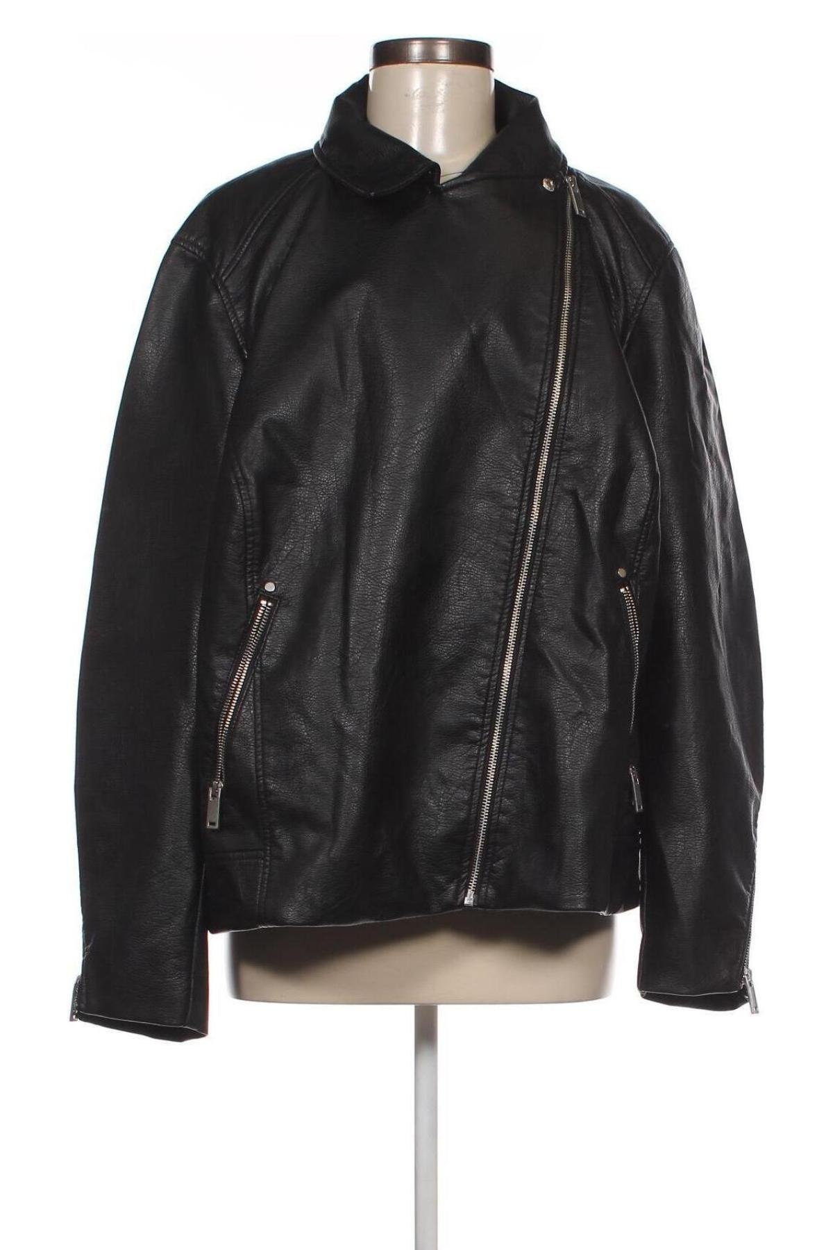 Dámska kožená bunda  H&M, Veľkosť L, Farba Čierna, Cena  16,67 €
