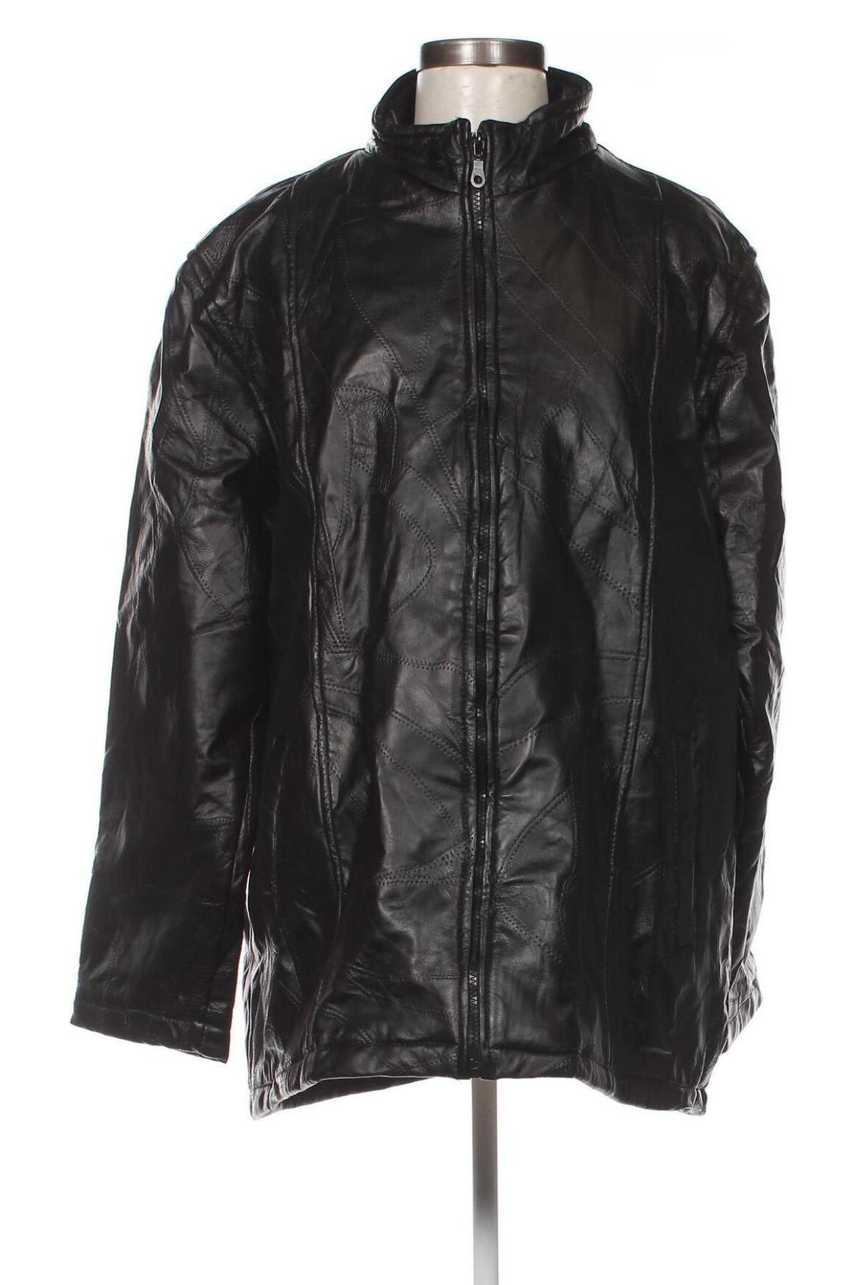 Dámska kožená bunda  M. Collection, Veľkosť XXL, Farba Čierna, Cena  38,83 €