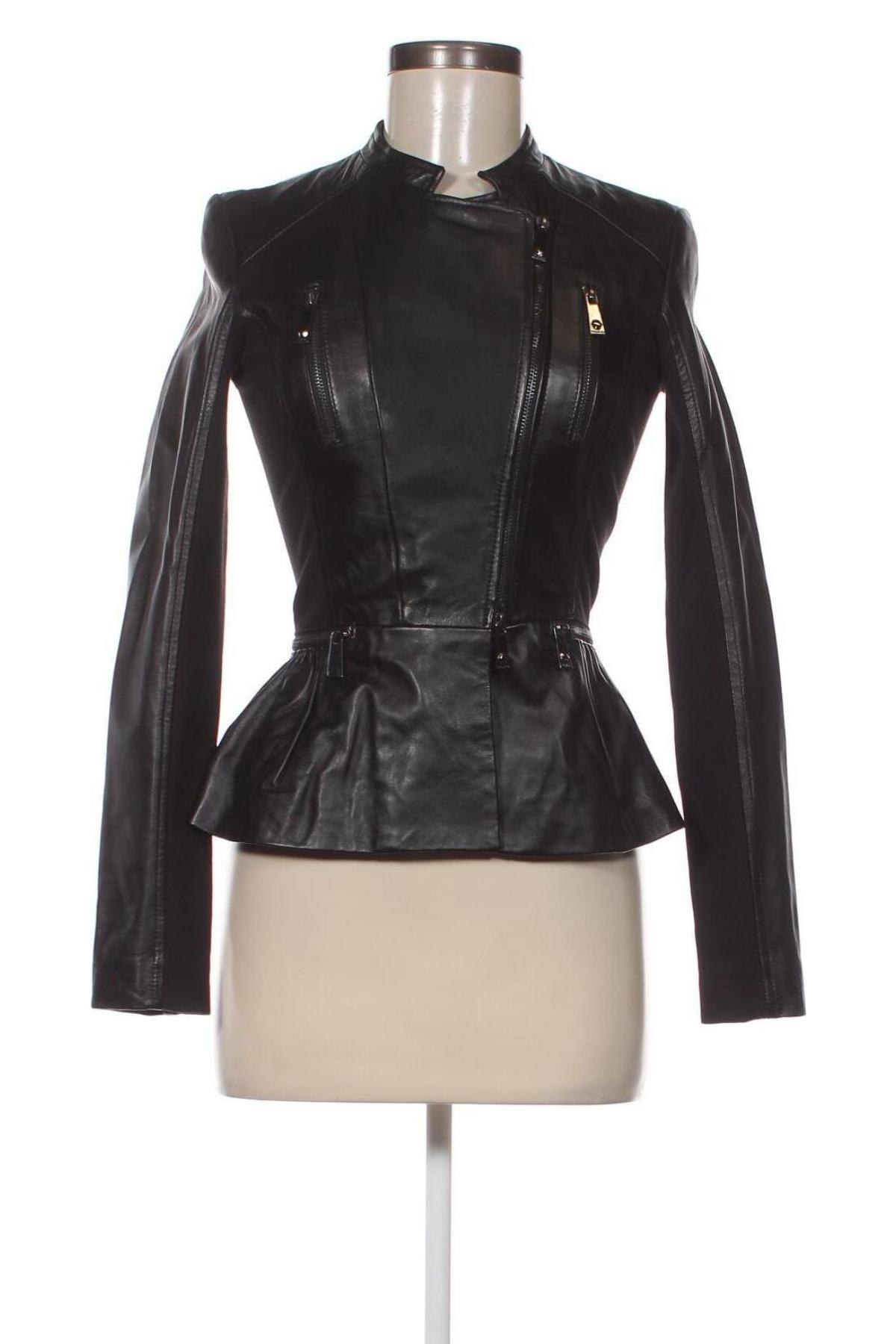 Dámska kožená bunda  Pinko, Veľkosť XXS, Farba Čierna, Cena  319,18 €